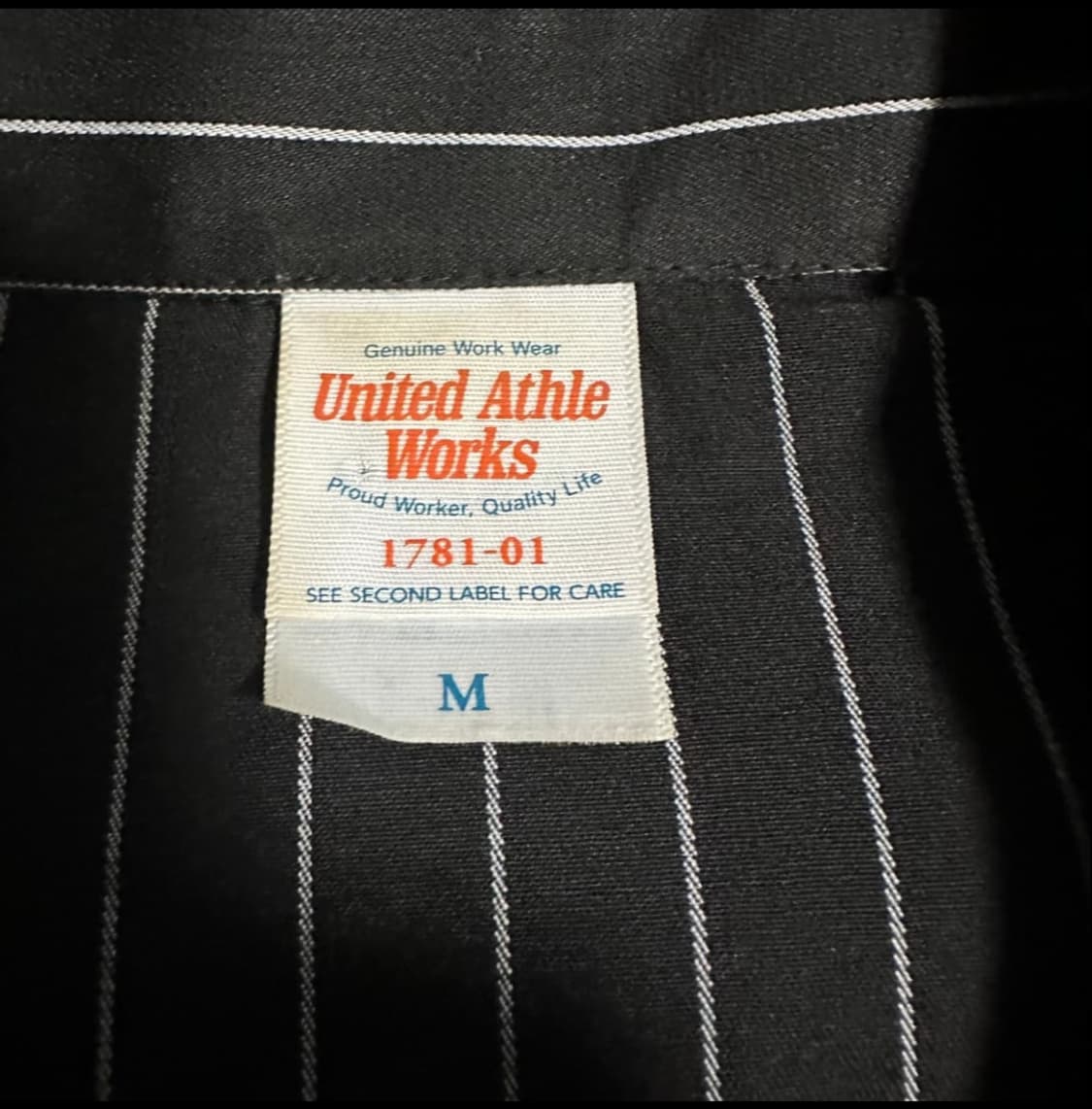 United athle works 스트라이프 워크 자켓 M  상품이미지3