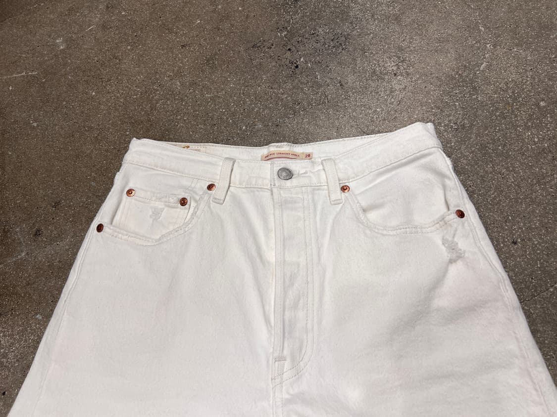 리바이스 립케이지 스트레이트 화이트진 상품이미지2