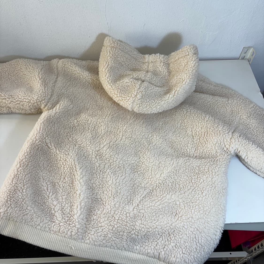 우먼FREE 무아무아 뽀글이 후리스 후드집업 상품이미지3