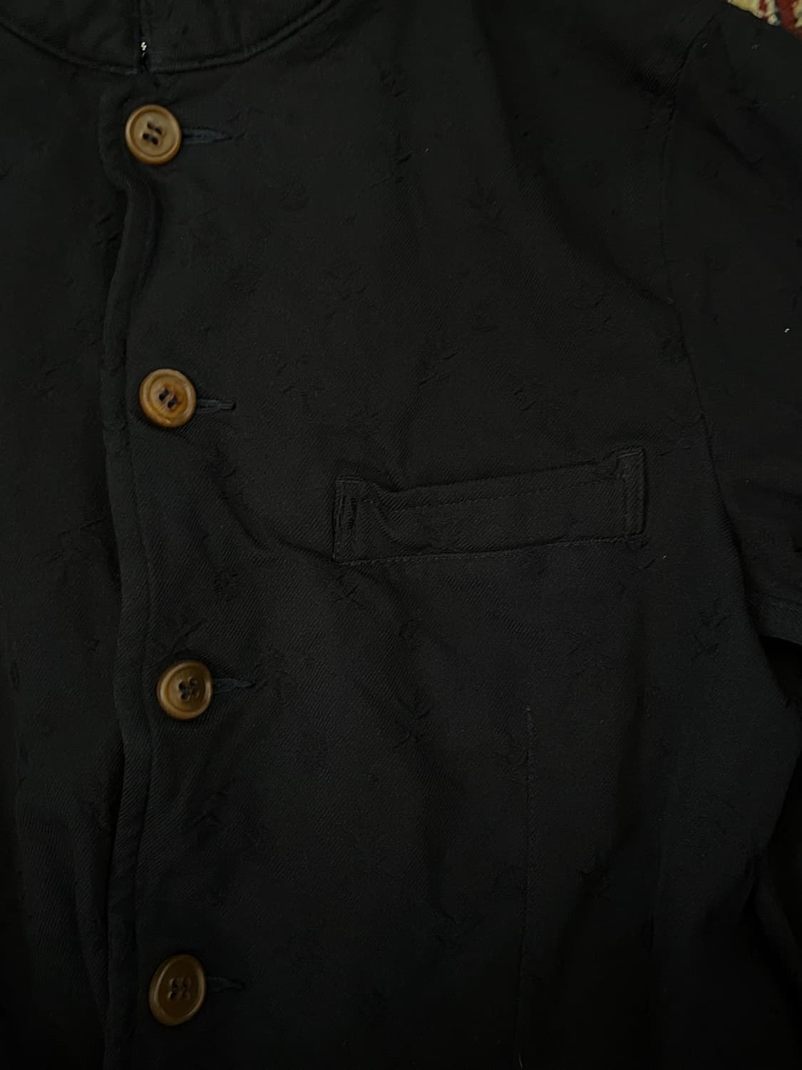 comme des garcons homme plus 축융 폴리 자수 자켓 상품이미지3
