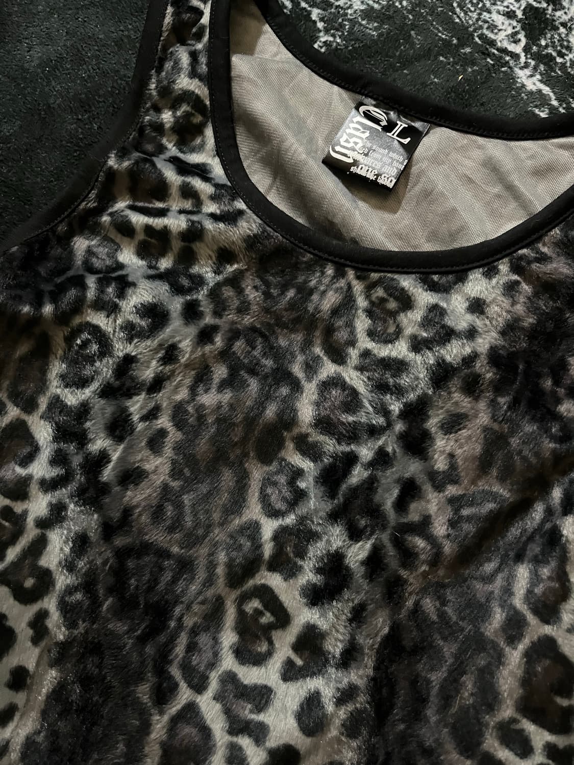 그레이 레오파드 나시 상품이미지2