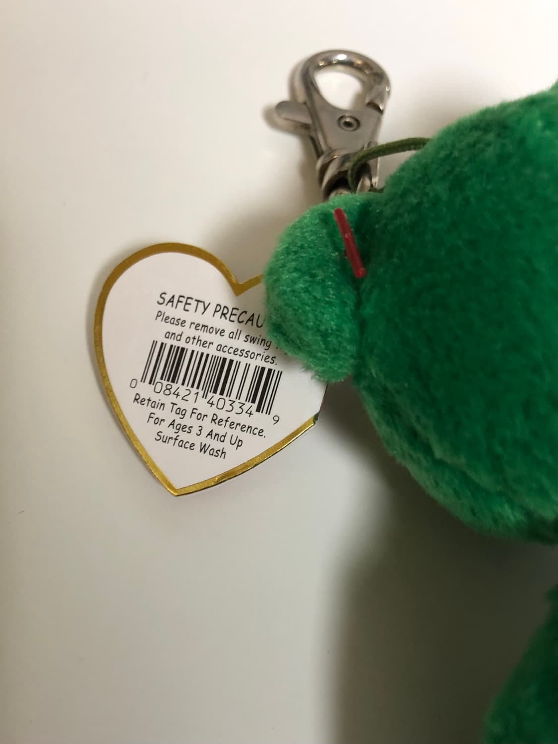 Ty beanie babies ty베어 빈티지 인형 키체인 플러시 키링 상품이미지4