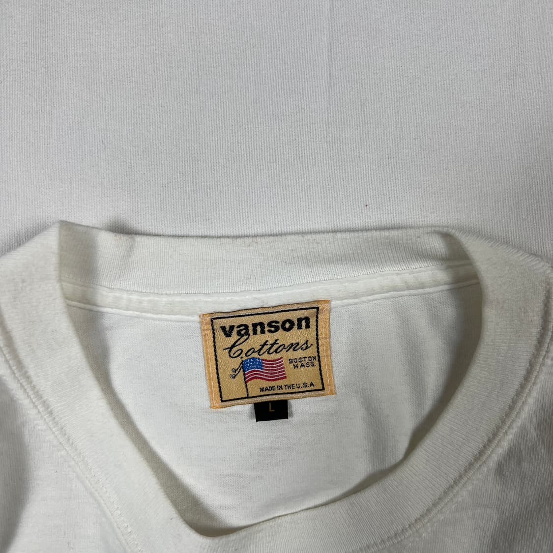 밴슨 vanson 본 x-ray 프린트 반팔티 상품이미지7