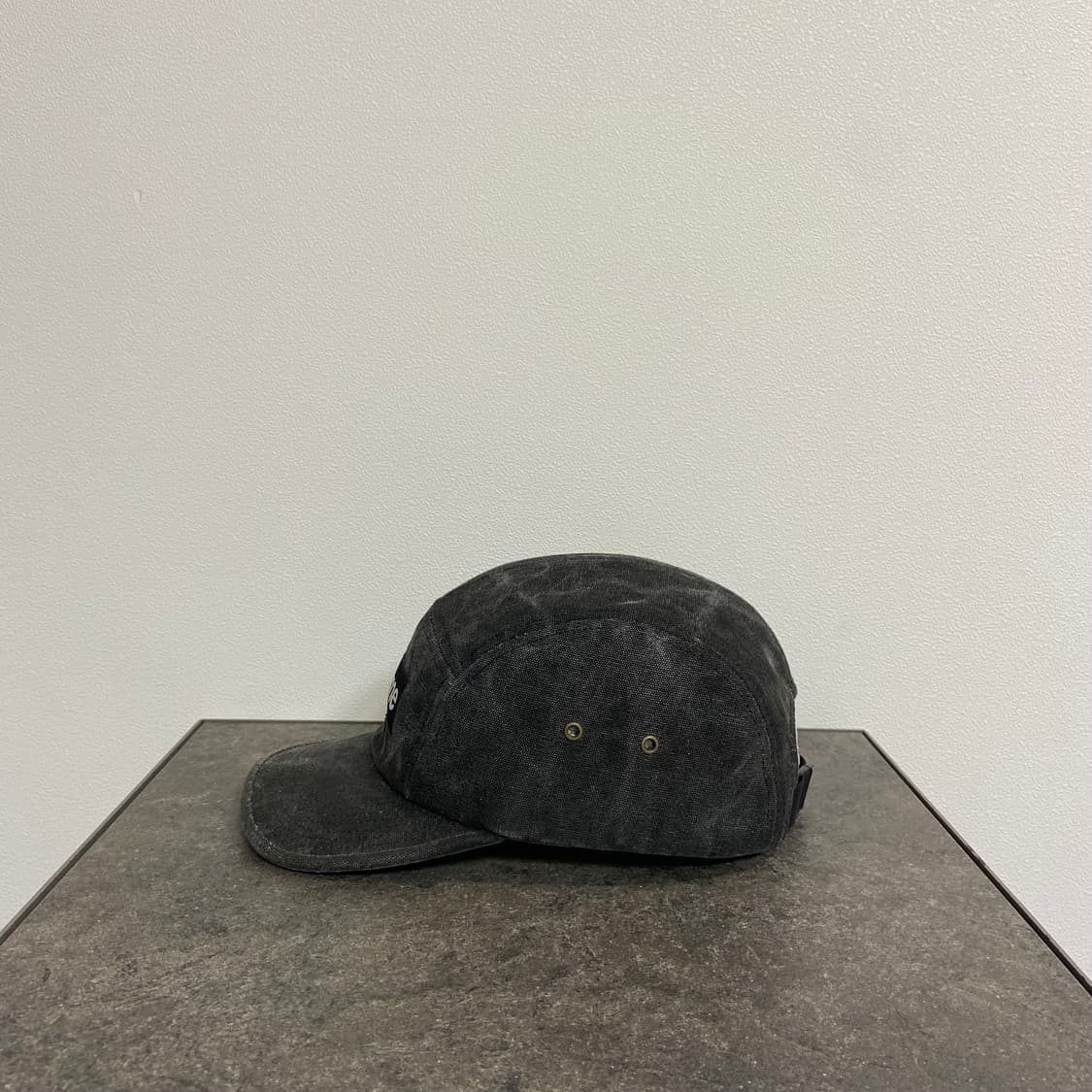(OS) 슈프림 박스로고 캠프캡 모자 스톤 워시드 블랙 정품 상품이미지2