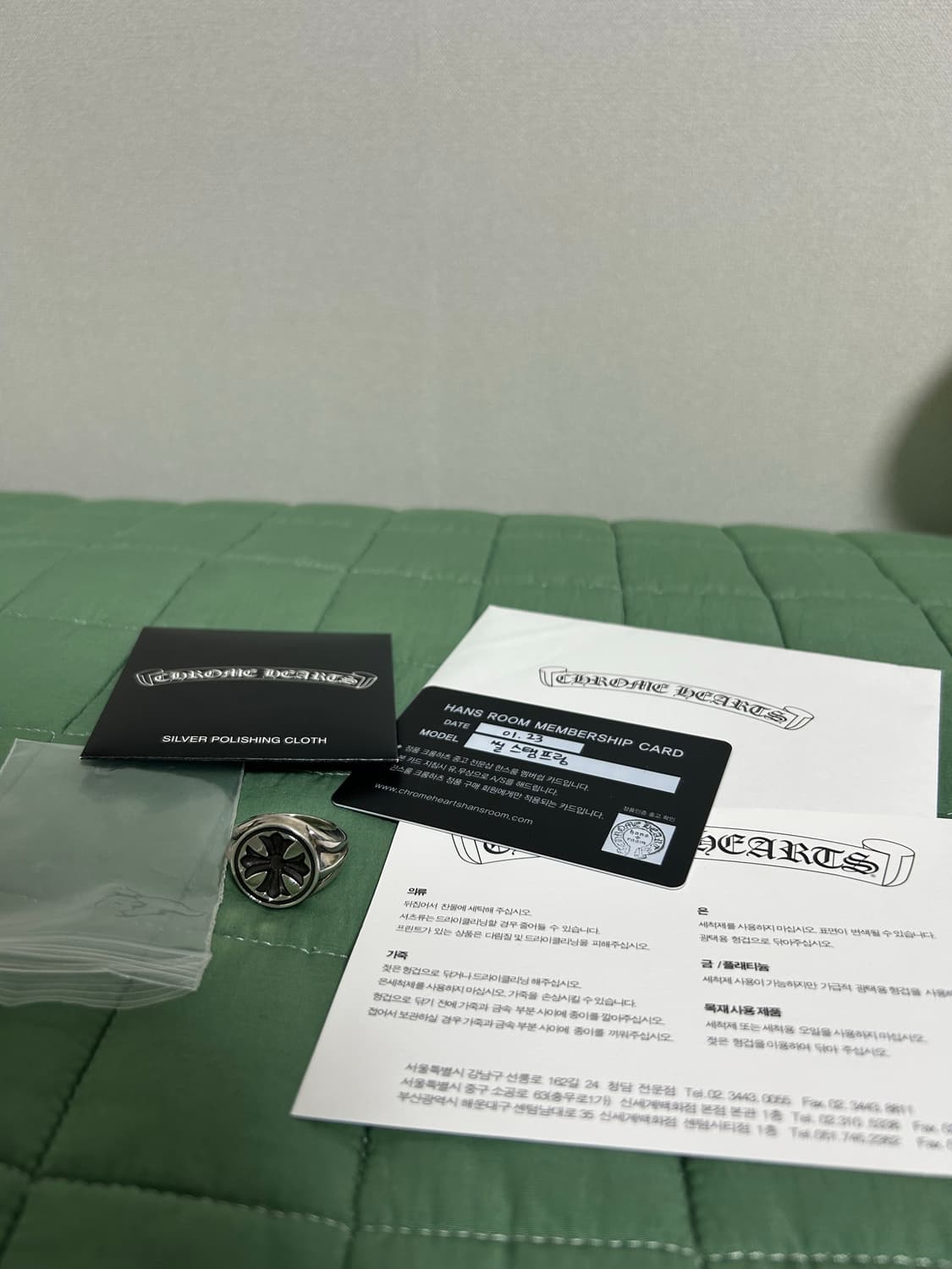 [us8] 크롬하츠 스탬프 링 상품이미지1