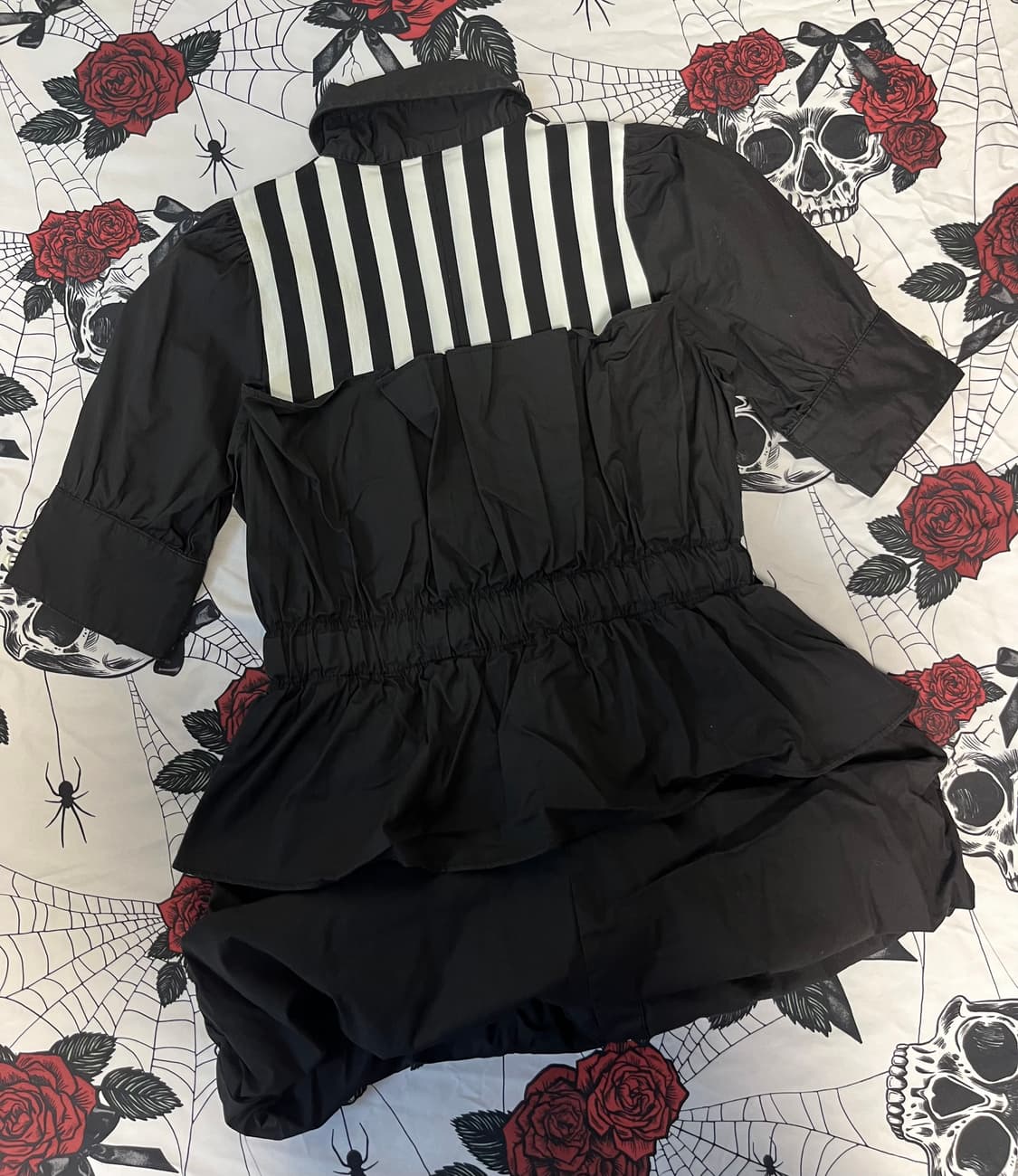 일본 빈티지 고스 펑크 셔츠 원피스 상품이미지4