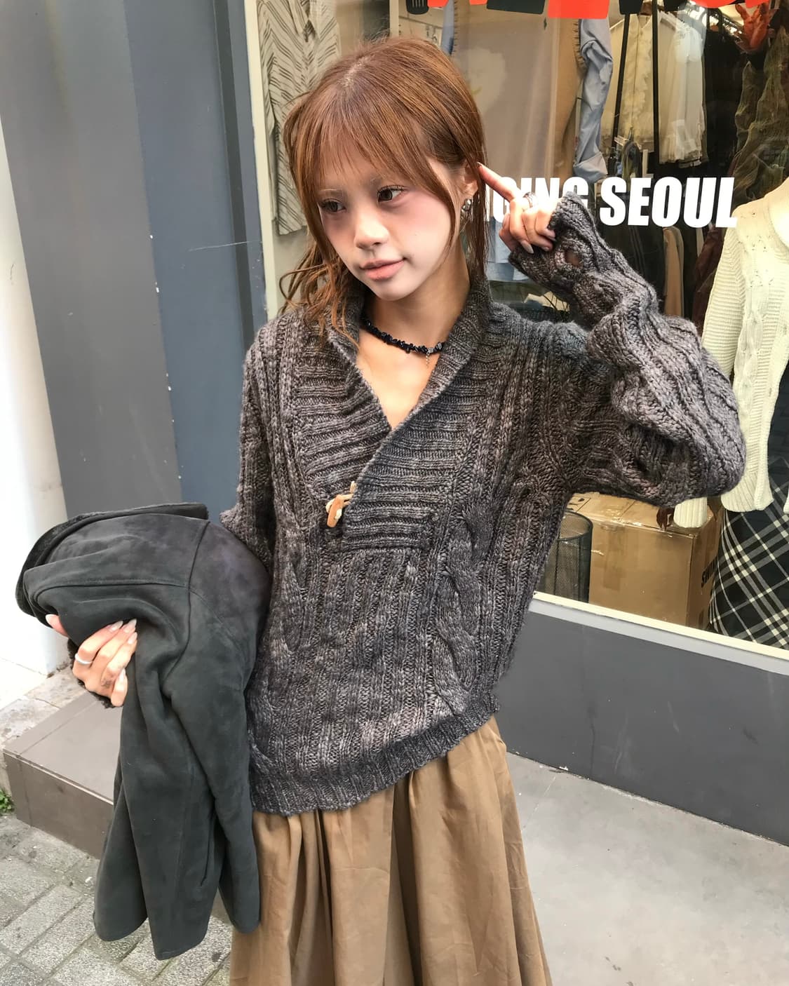 🦛베이직 무스탕 코디 🦛 상품이미지3