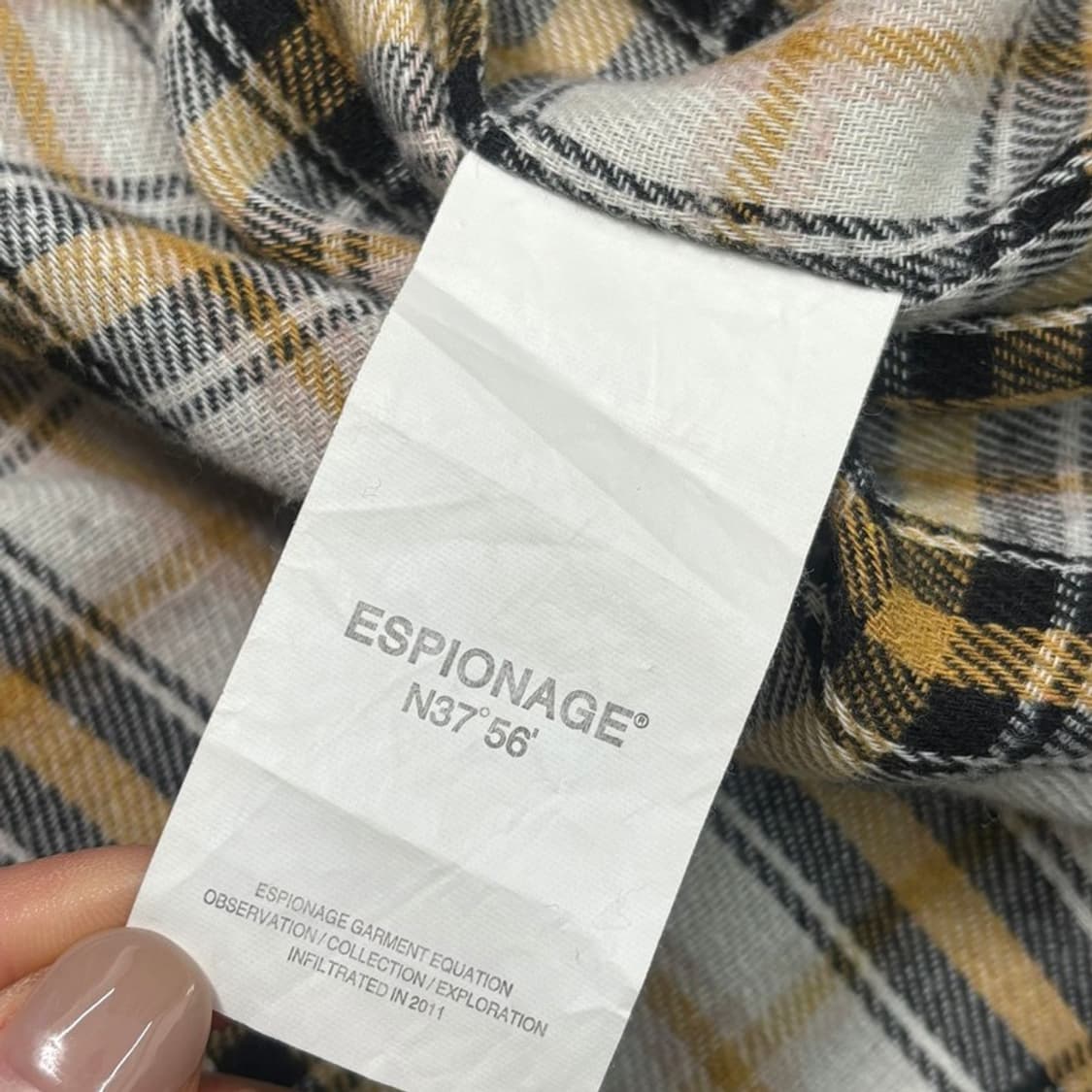 ESPIONAGE 헌팅 블루종 자켓 블랙 XL 상품이미지7