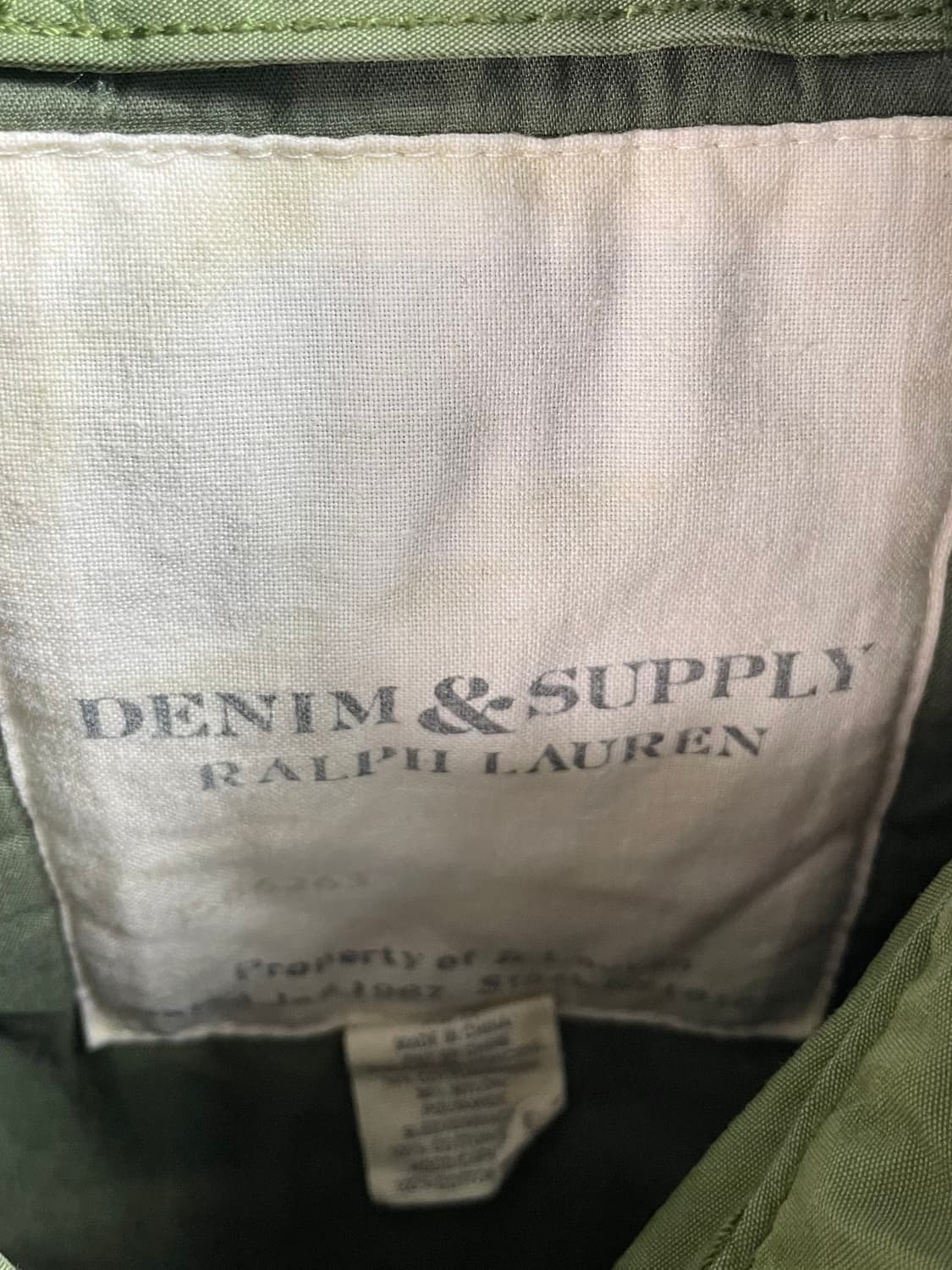 폴로 데님앤서플라이 m-65 필드자켓 (on.169) 상품이미지6