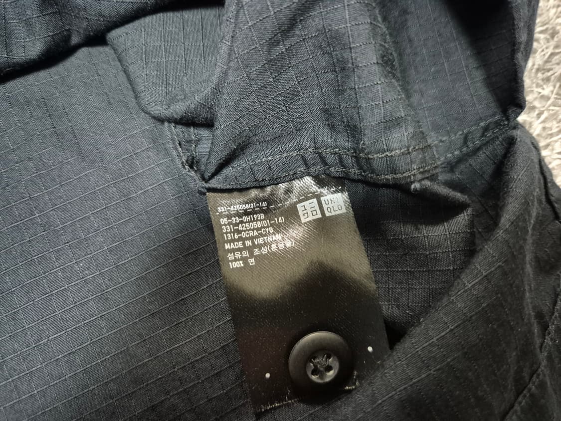 유니클로 남성 워크셔츠 네이비 L 상품이미지7