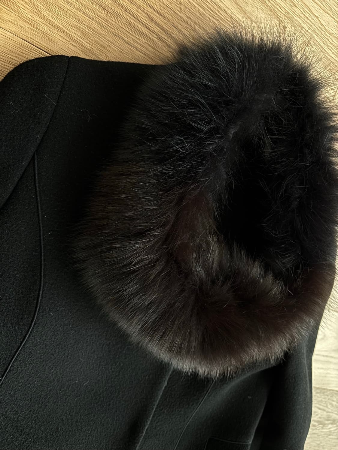 온앤온 울캐시미어 폭스퍼 코트 1사이즈 상품이미지2