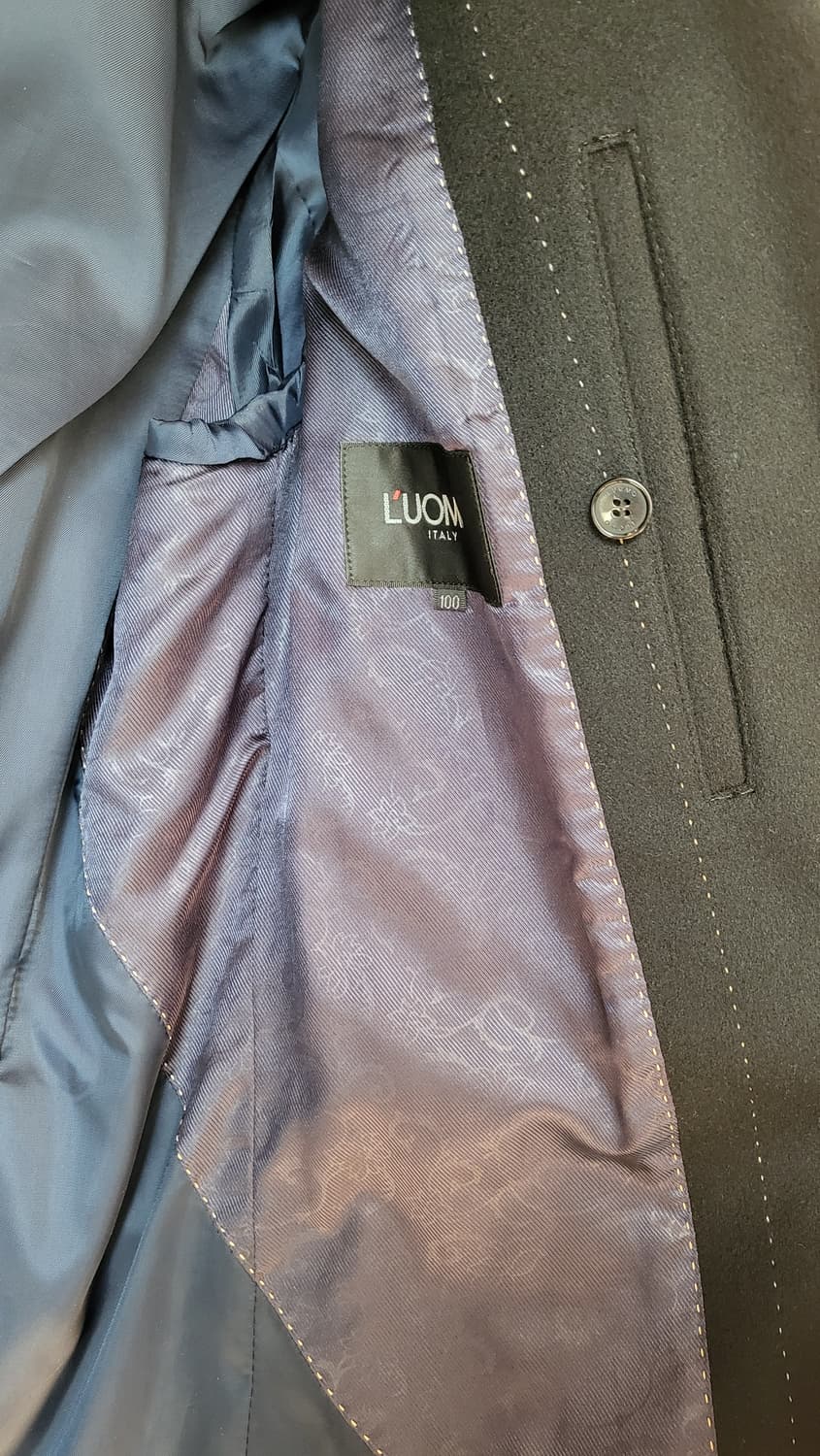 워모울캐시미어 남성코트 상품이미지4