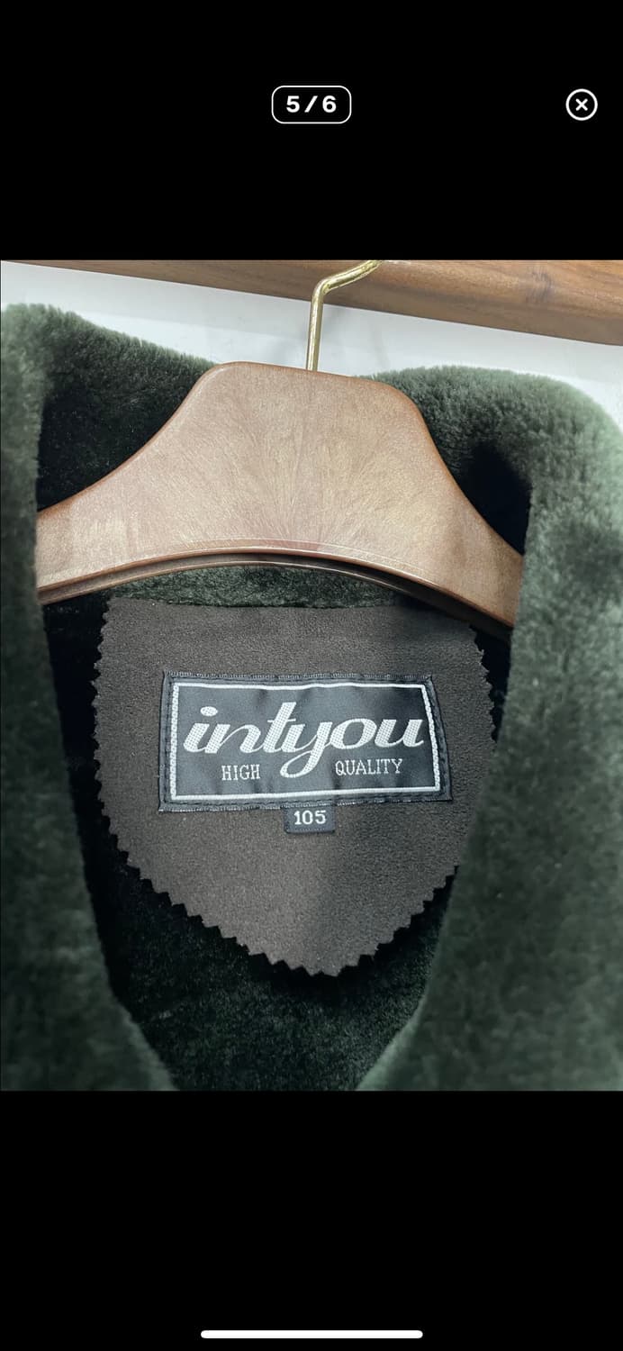 빈티지 브라운 퍼 카라 무스탕 자켓 A3211 상품이미지5