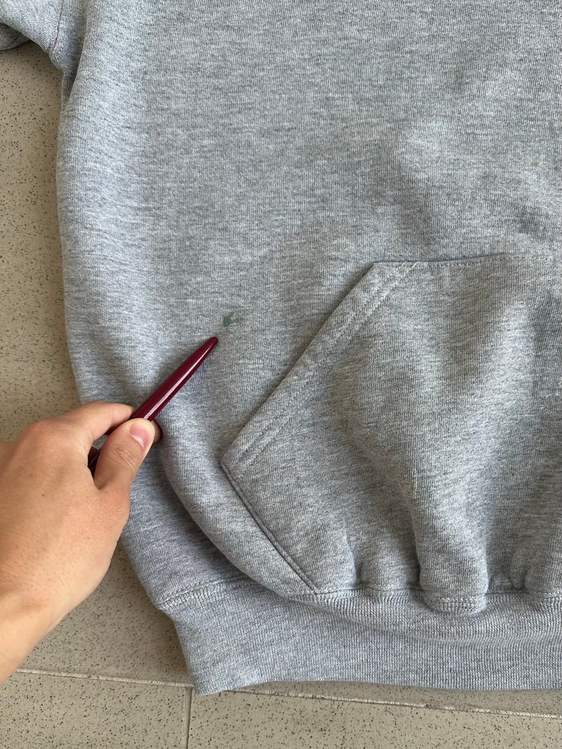 90s 빈티지 러셀 후드 그레이 XL 상품이미지6