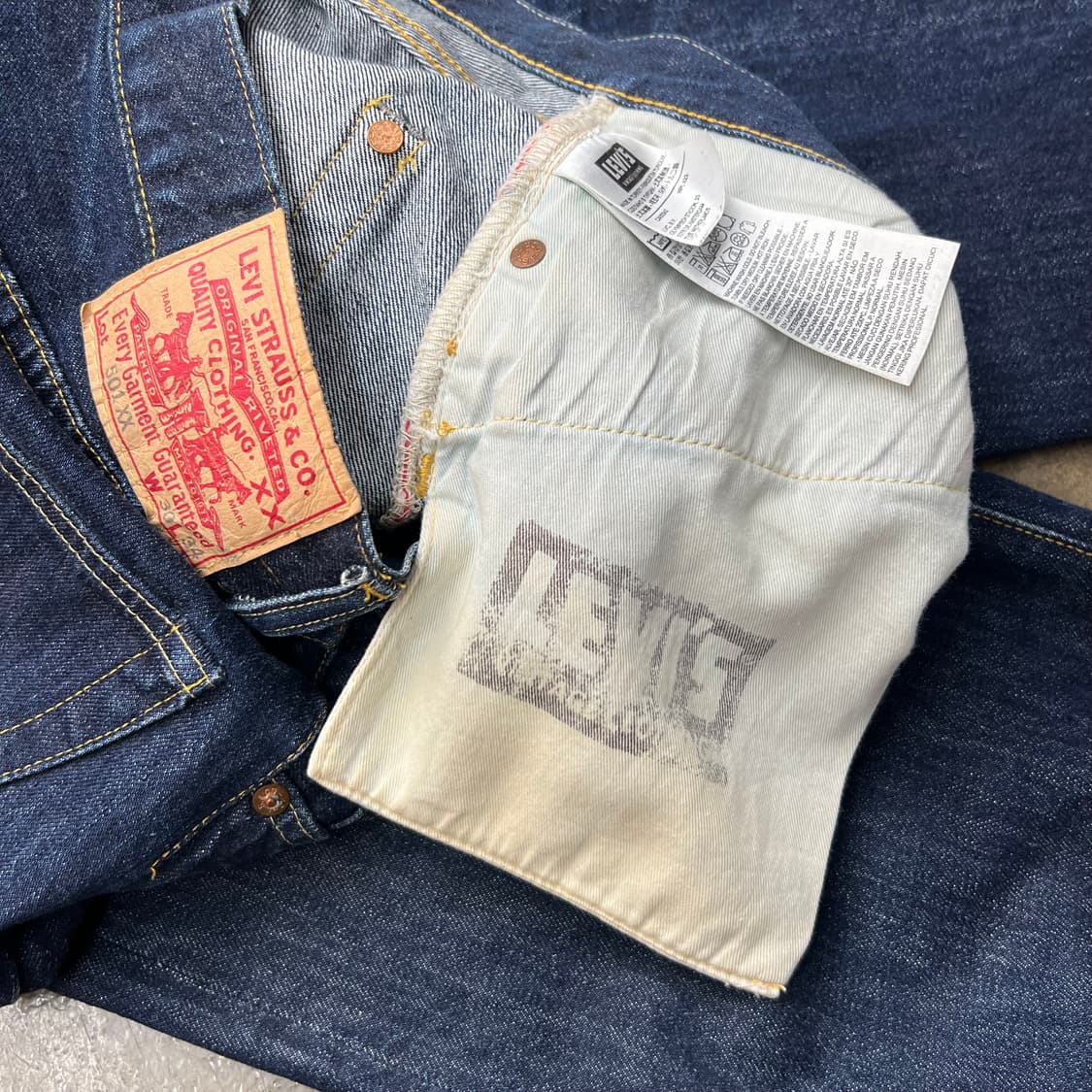Lvc55501 빅E데님팬츠 30인치 상품이미지6