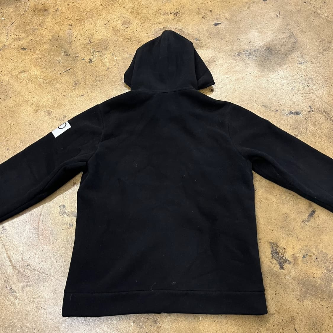 [정품/95] 데상트 스키 후드집업 블랙 패치 b10 상품이미지4