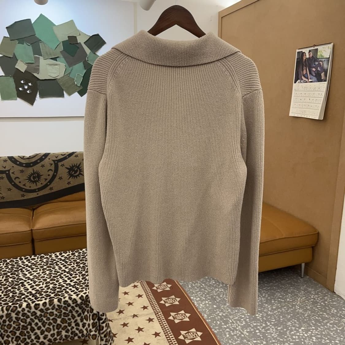 COS 코스 여리 캐주얼 부클레 니트 버튼 가디건 M C09616 상품이미지4