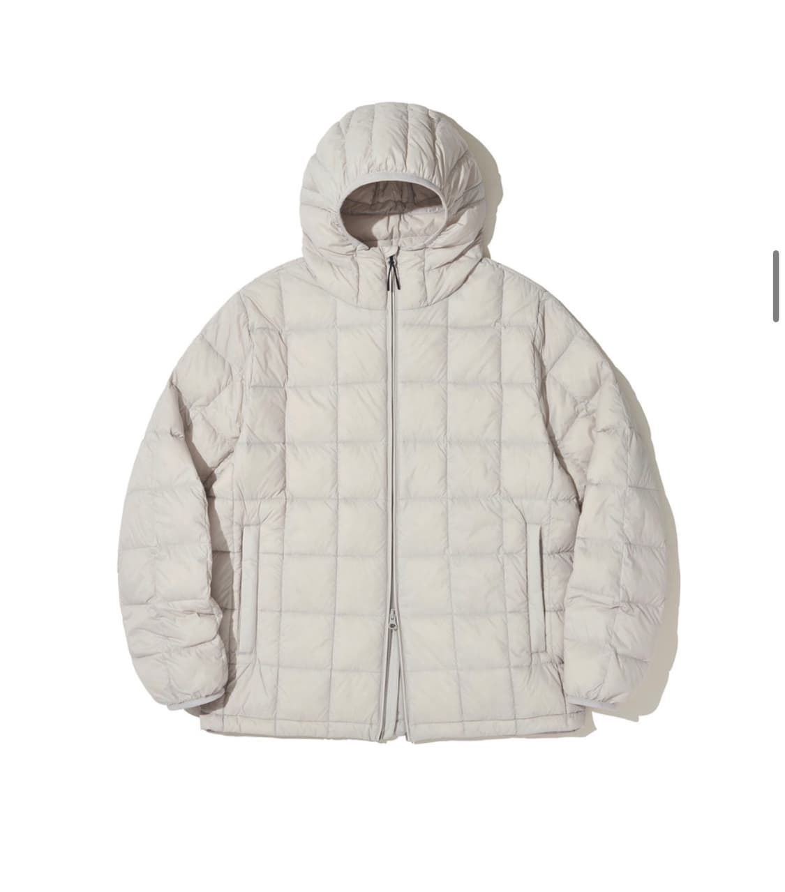 어반디타입 경량패딩 라이트그레이 M 상품이미지1