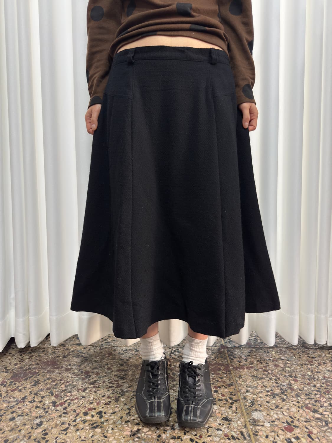wool midi skirt 상품이미지3