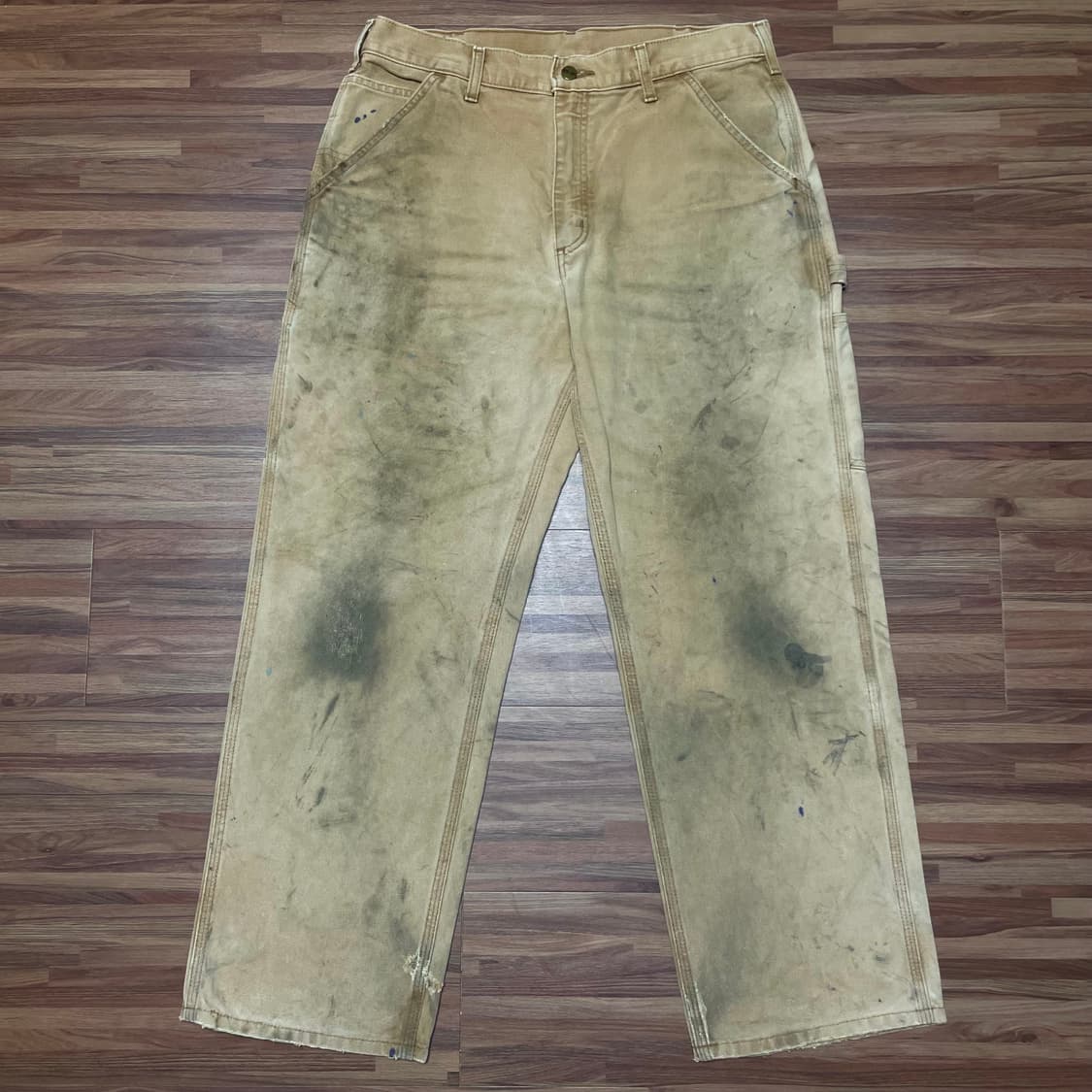 칼하트 하드 디스 싱글니 브라운 brn 카펜터 워크팬츠 34 상품이미지1