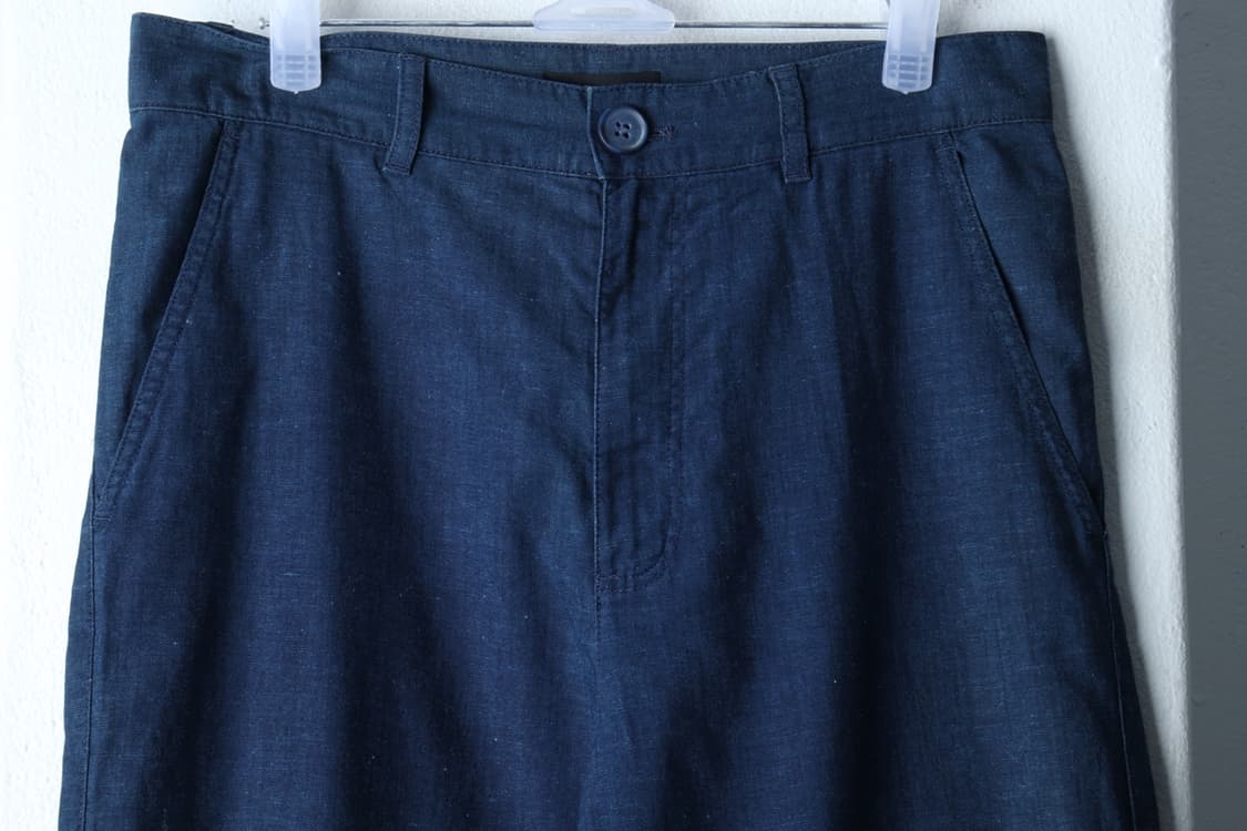 (S-M) 코스 면바지 팬츠 블루 면 아메카지-P10065 상품이미지3