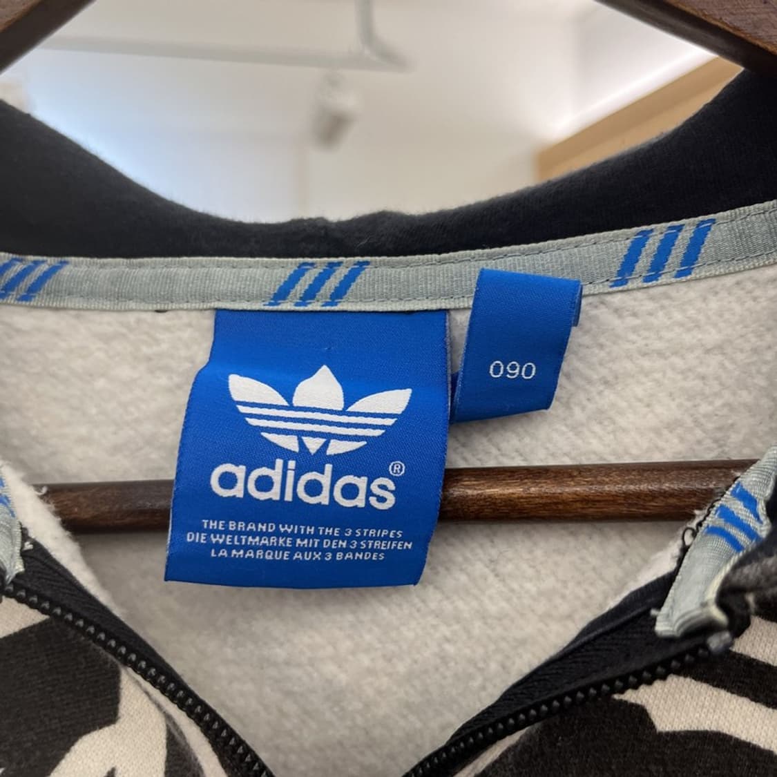 아디다스 스트릿 펑크 키치 기하학 패턴 져지 후드집업 90 C10215 상품이미지5