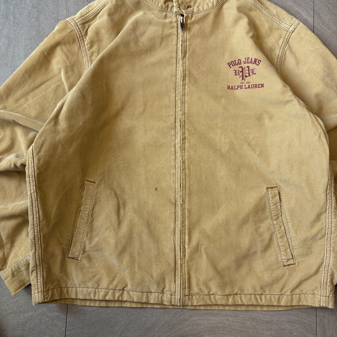폴로 정품 진스 베이지 바라쿠다 자켓 상품이미지4