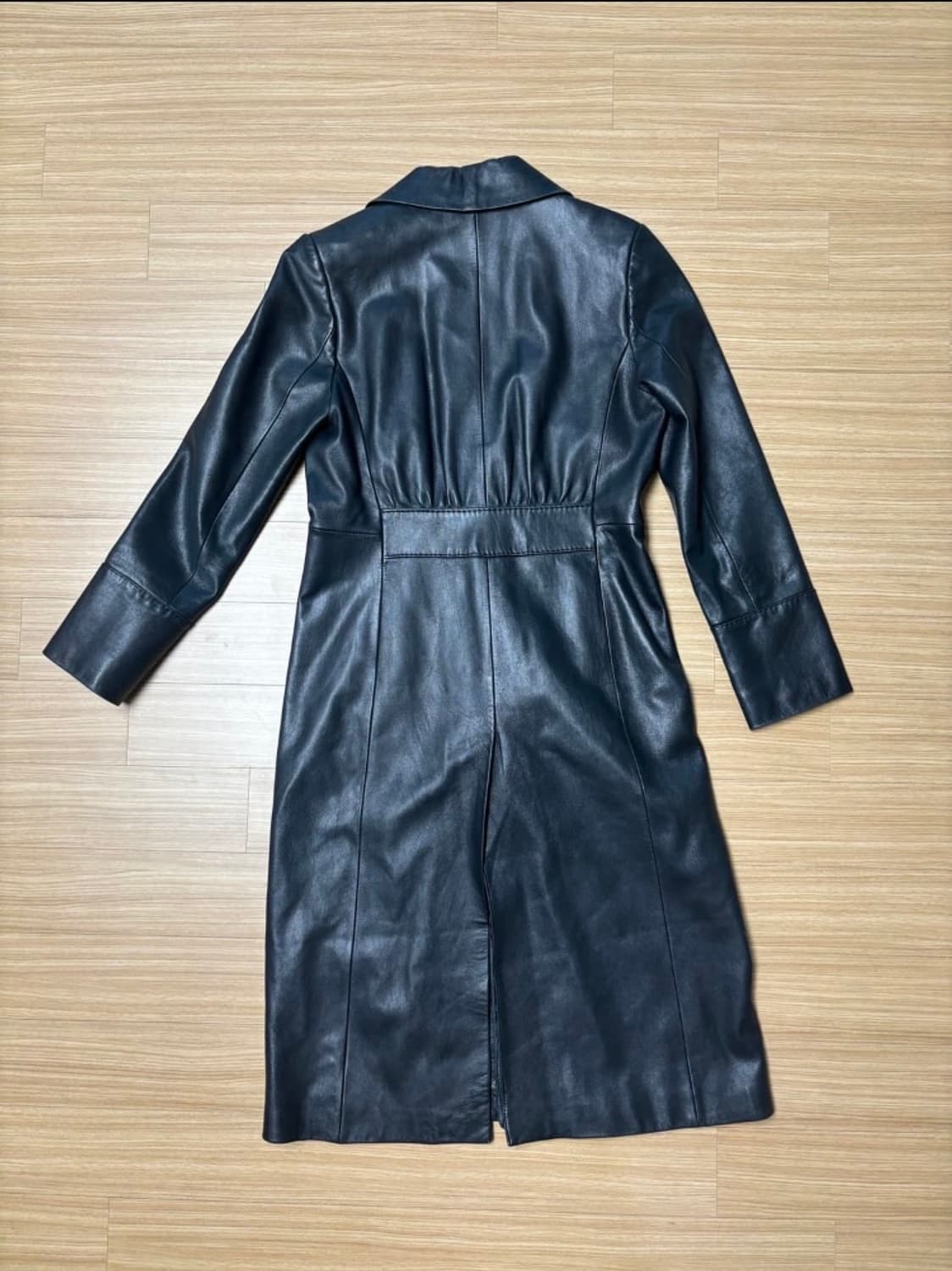 레더 롱코트 상품이미지2