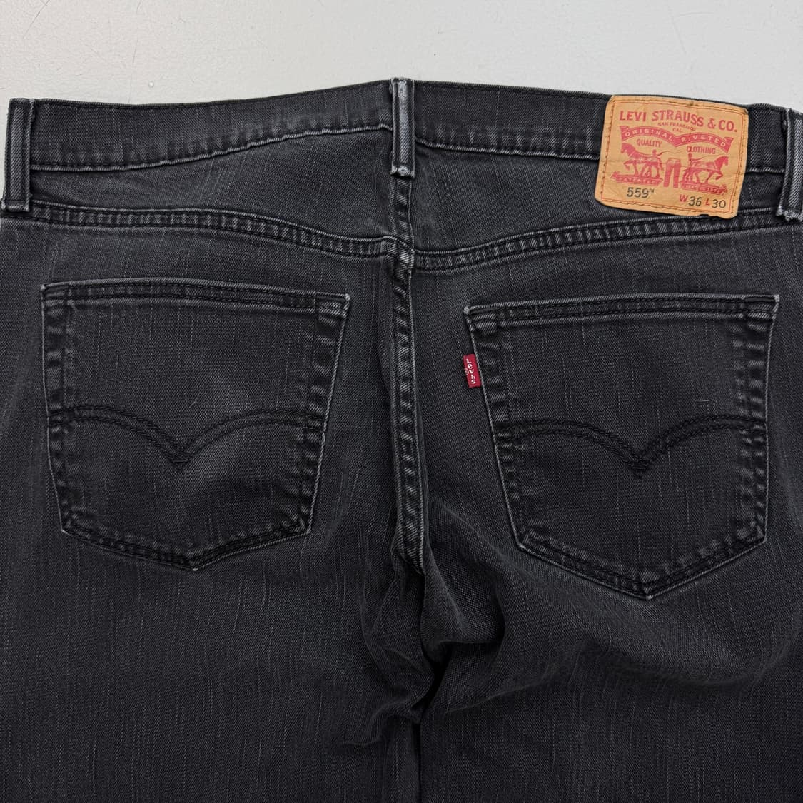 리바이스 559 새깅 스케이터 블랙 데님팬츠 상품이미지5