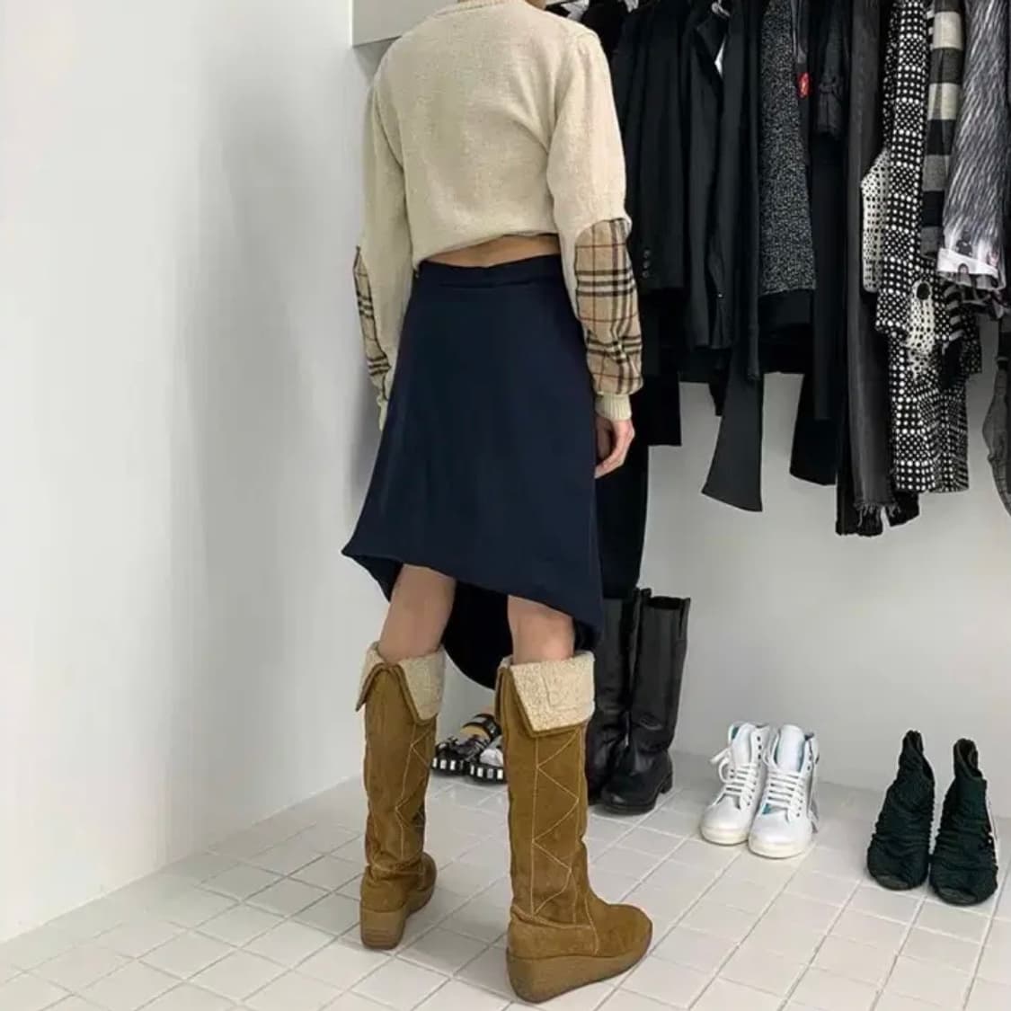 Vivienne Westwood navy skirt 상품이미지2