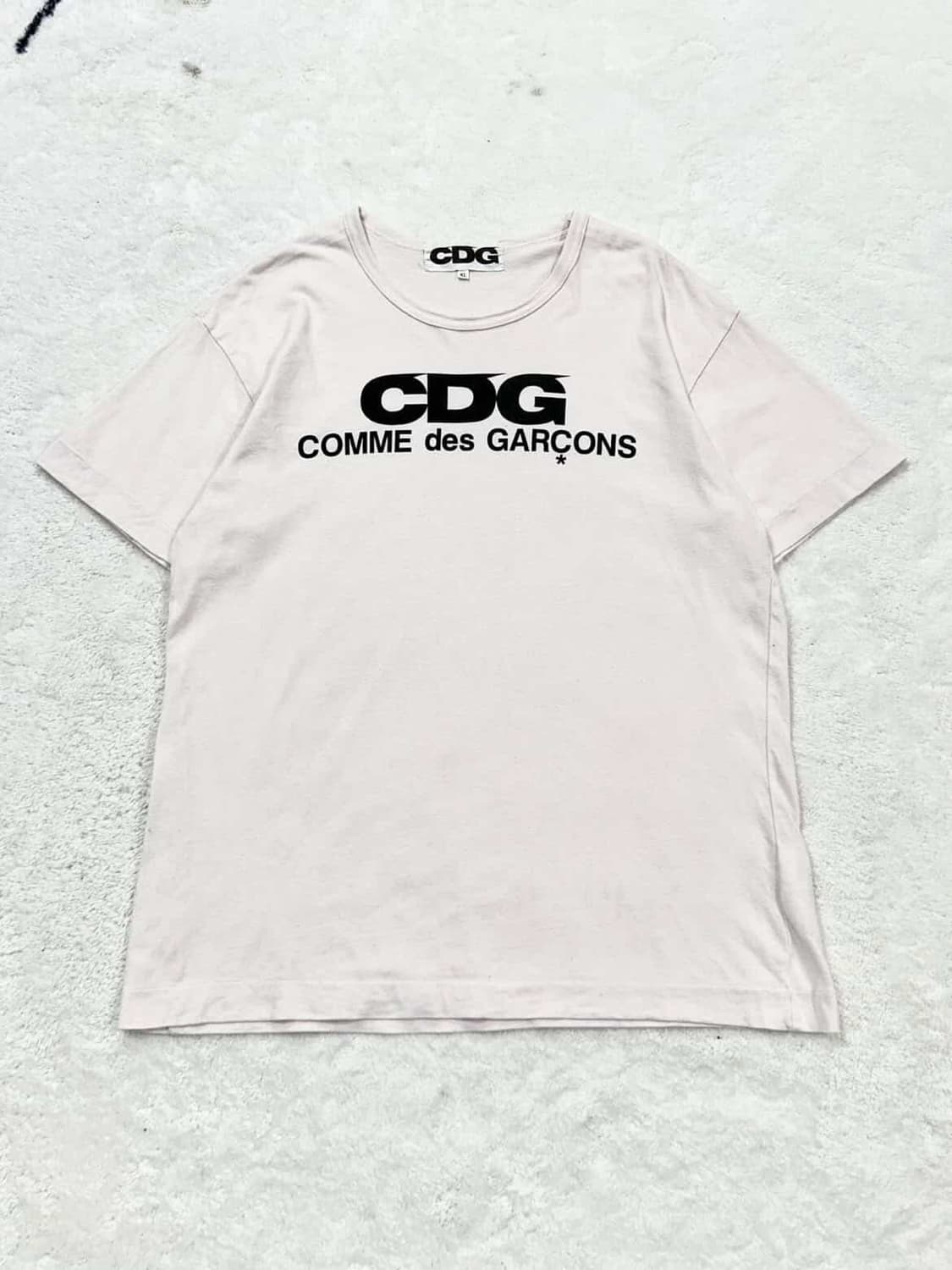 꼼데가르송 CDG 뮤트핑크 반팔 상품이미지5