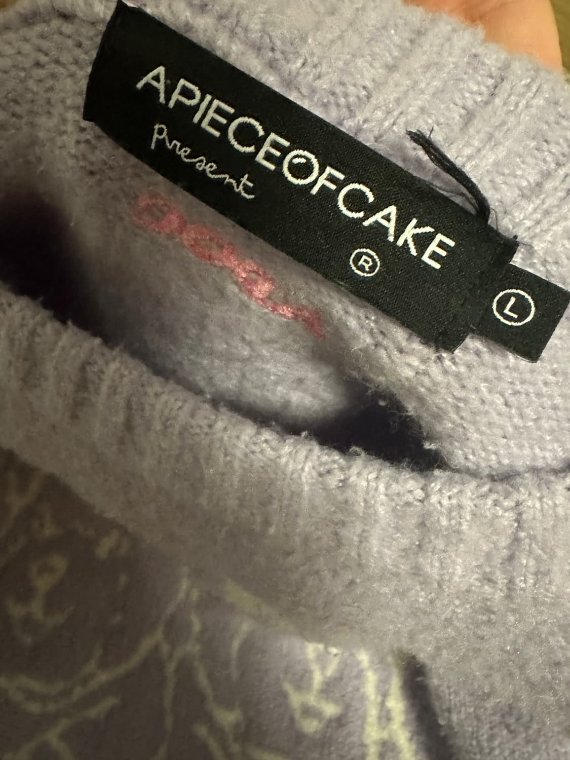 APOC 연보라 니트 상품이미지3