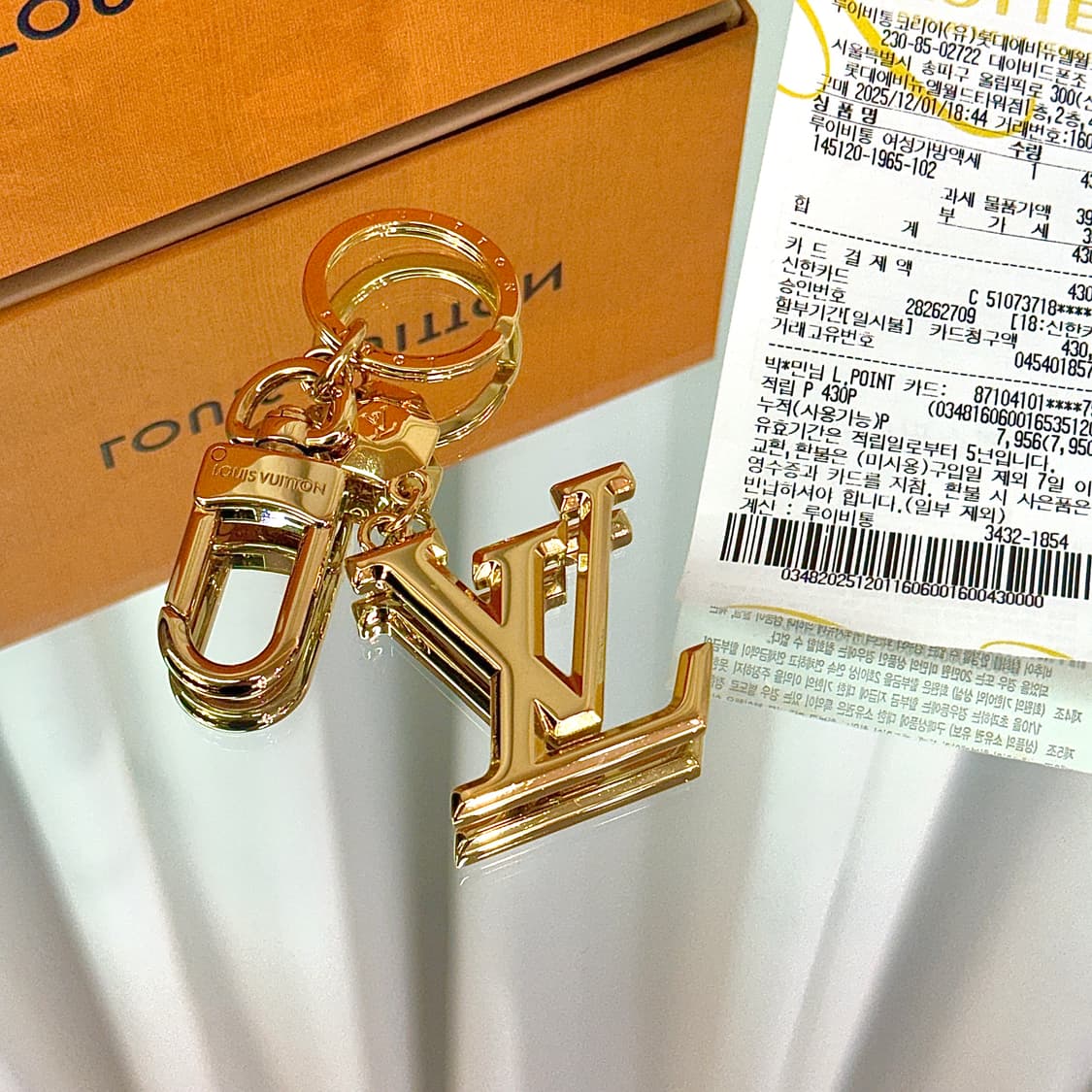 [정품] 25FW 루이비통 파셋 키링 골드 상품이미지4