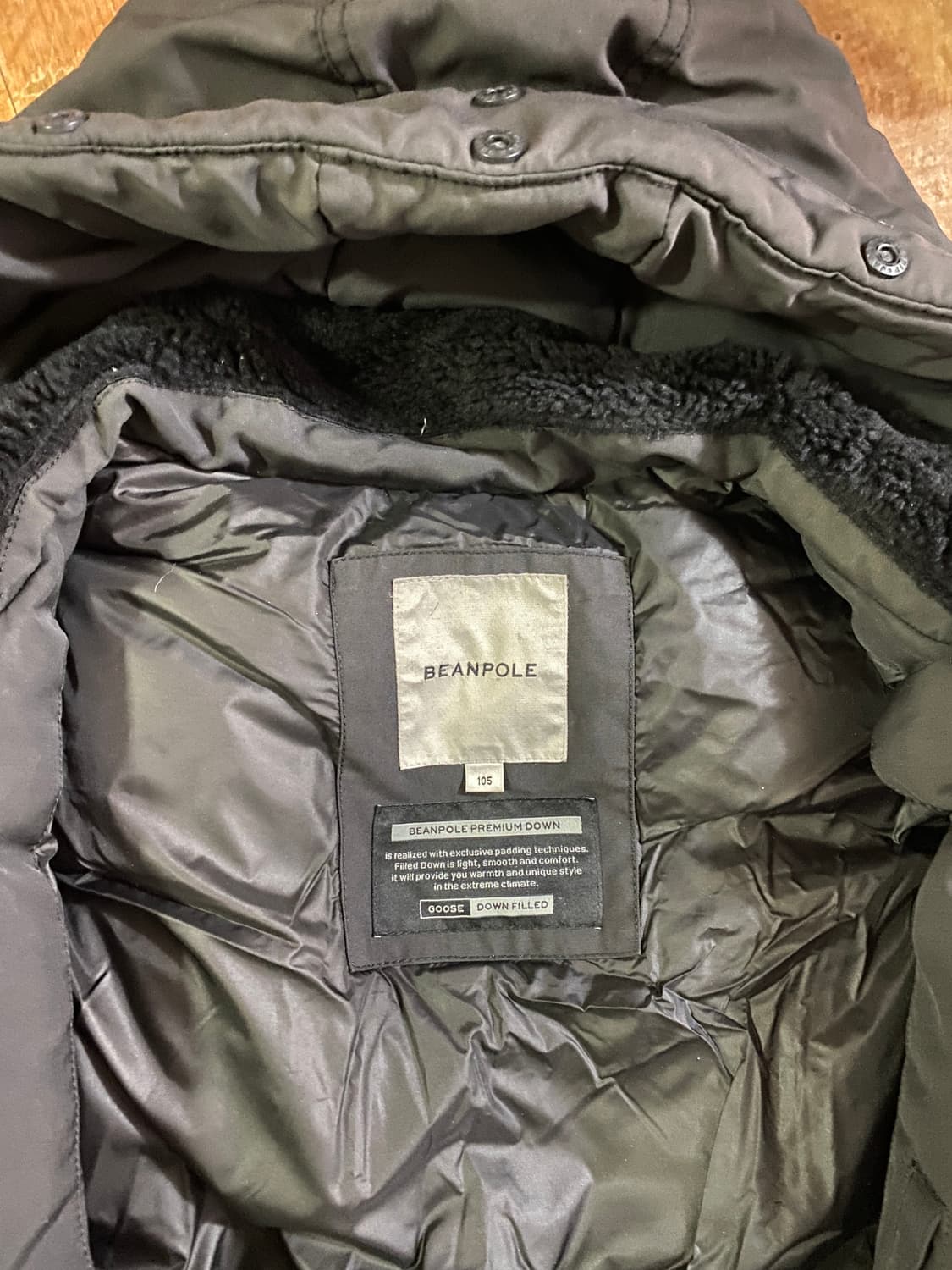 빈폴 프리미엄 구스다운 점퍼 105 상품이미지2