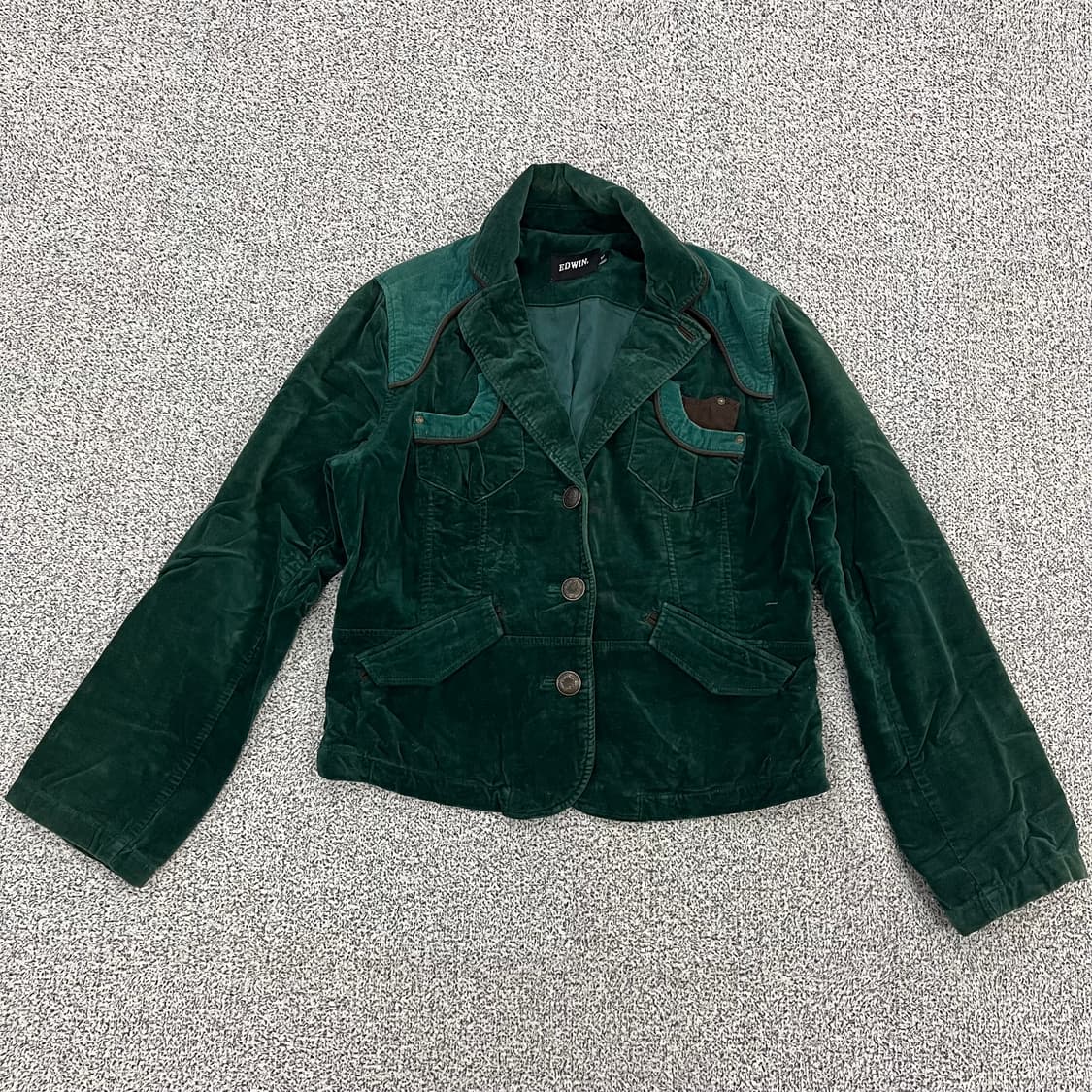 100 에드윈 여성 코듀로이 자켓 0129H1 상품이미지1