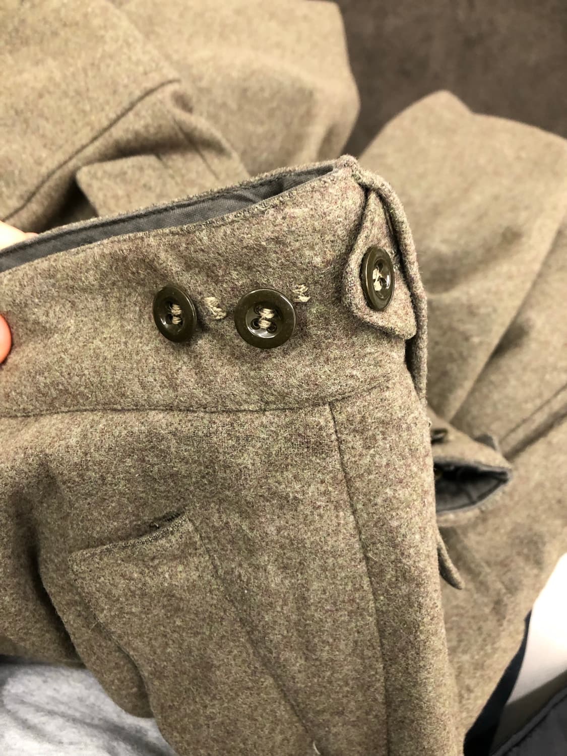 60s 서독군 울 팬츠 상품이미지6