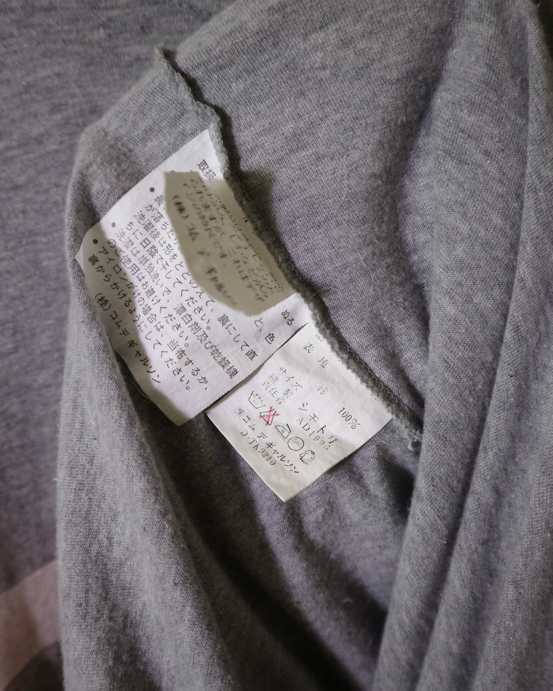 Tanaka Homme 1996 Gray T-Shirt 상품이미지8