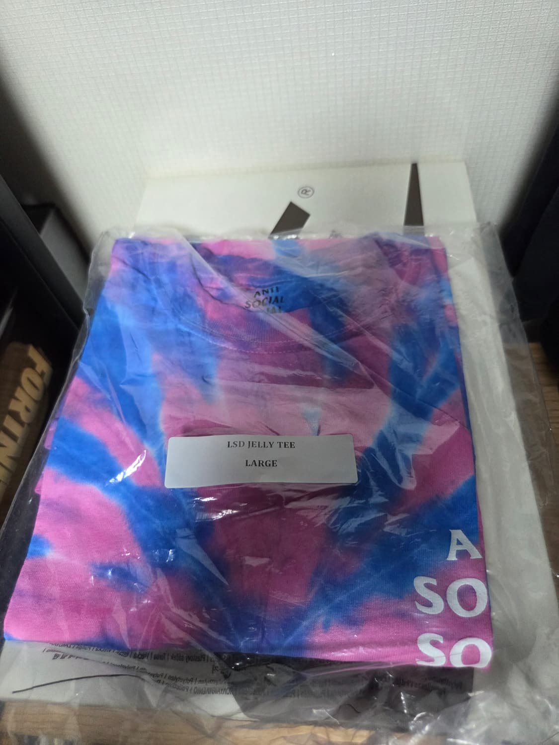 [L] 안티소셜클럽 ASSC LSD 티셔츠 핑크 퍼플 상품이미지1
