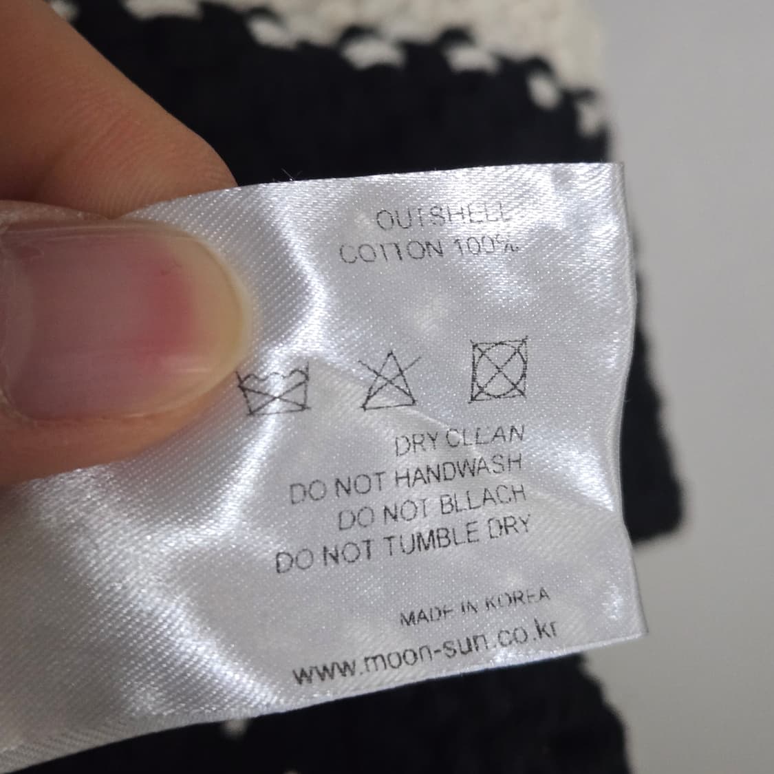 문선 블랙 크로셰 니트 베스트 / 여성 조끼 / 남성 조끼 상품이미지7