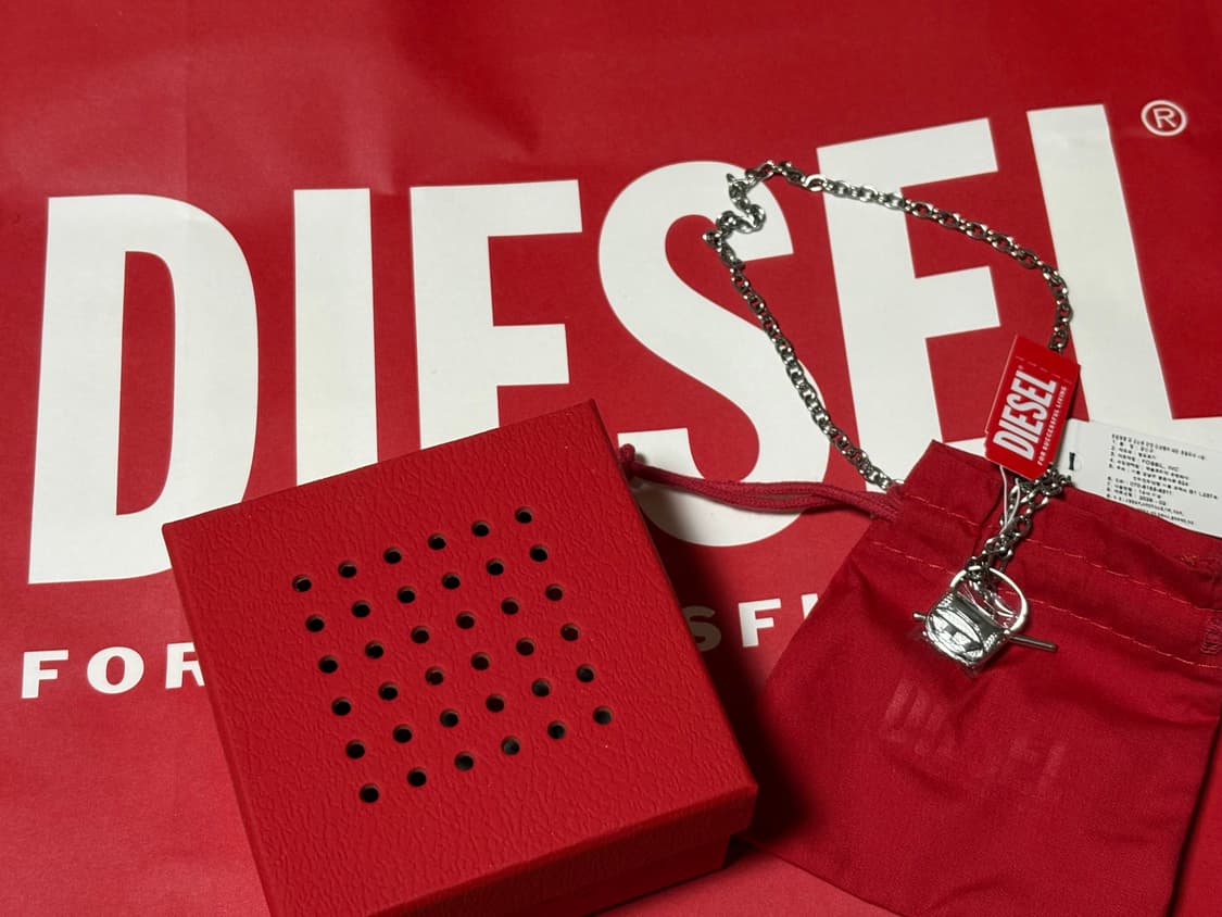 디젤 DX1593040 백 참 목걸이 상품이미지2