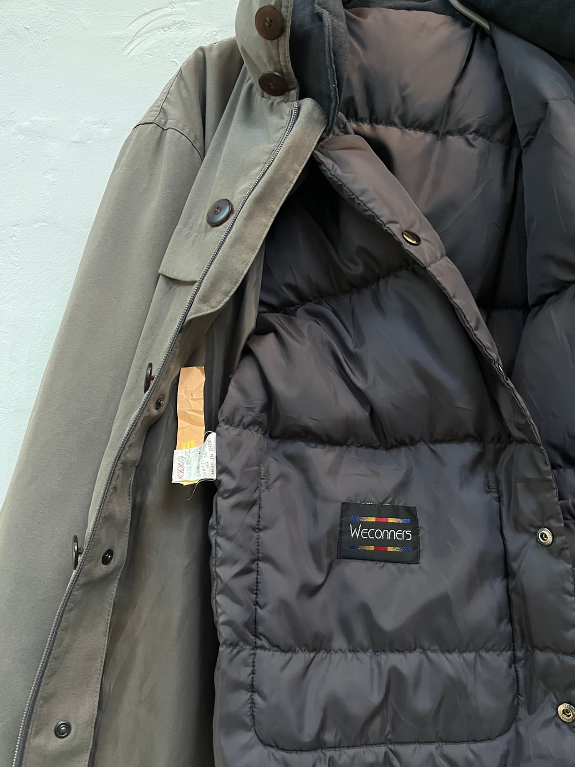 Weconners 덕다운 패딩 라이너 폴리쉘 코트 S 상품이미지5