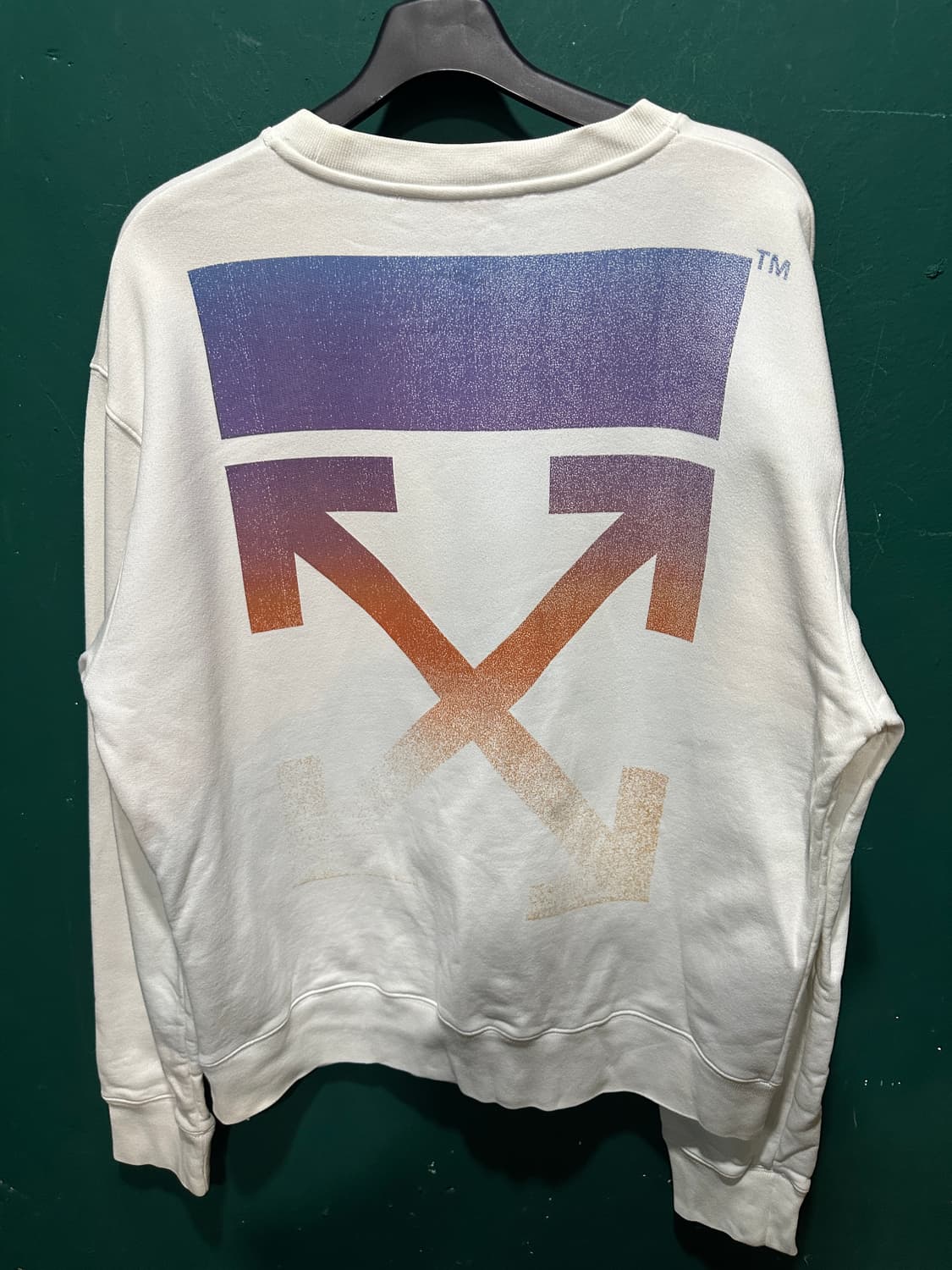 오프화이트 매장판 버블에로우 맨투맨XL 상품이미지6