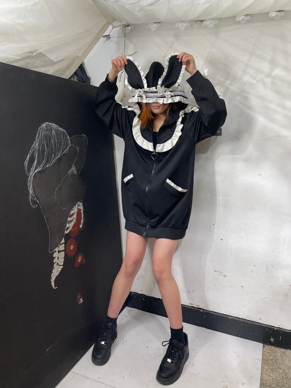 Dear my kiko 양산형 지뢰계 바니 토끼 맨헤라 져지  상품이미지3