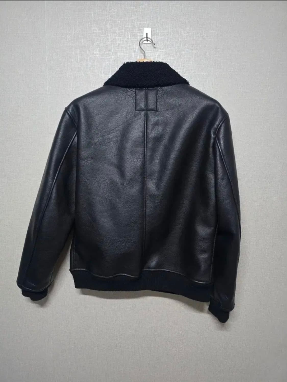 자라 블랙컬러 털가죽자켓 100사이즈 (안감 기모) 상품이미지2