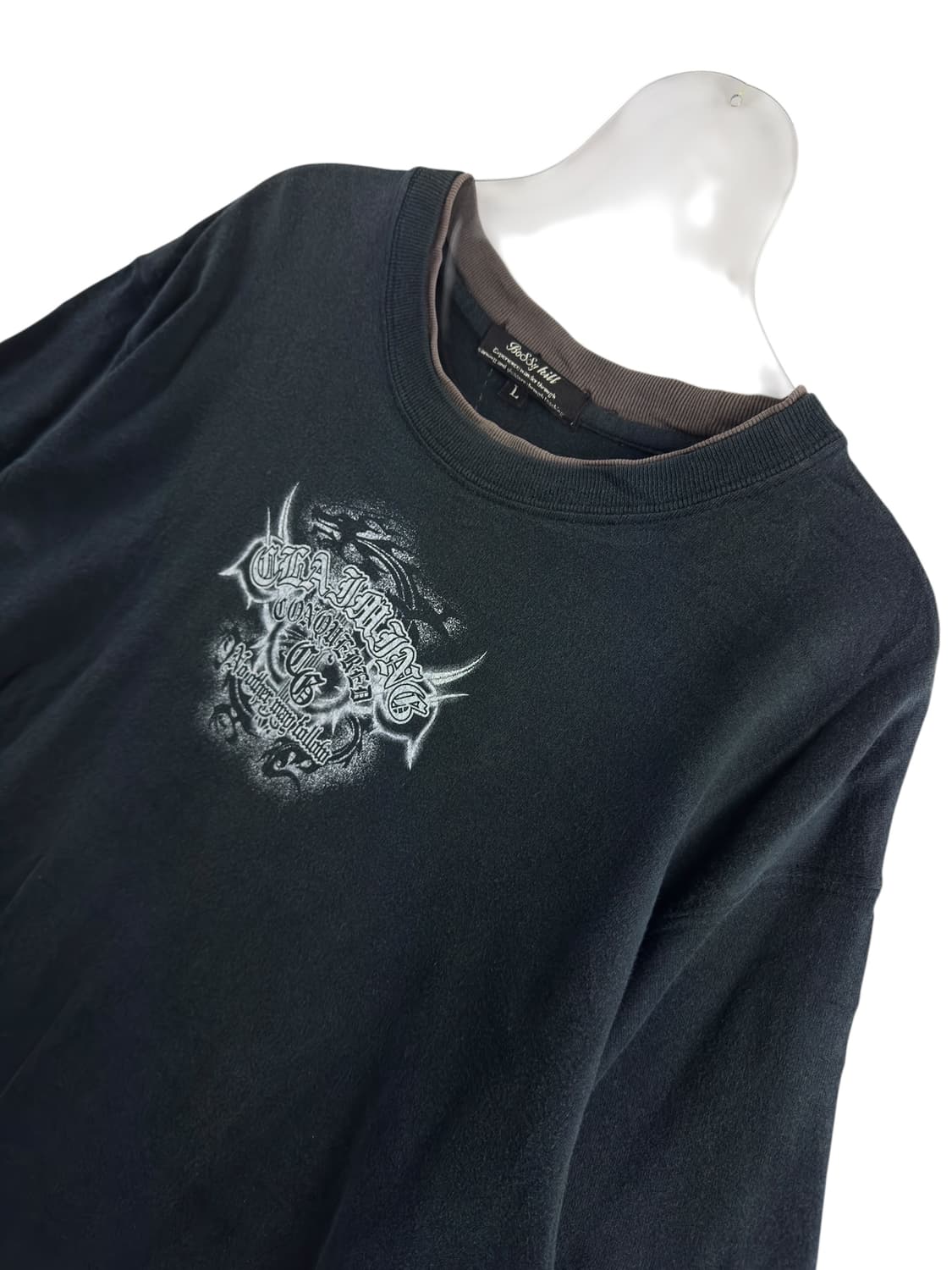 JPN Y2K 프린팅 레터링 슬리브1453 상품이미지3