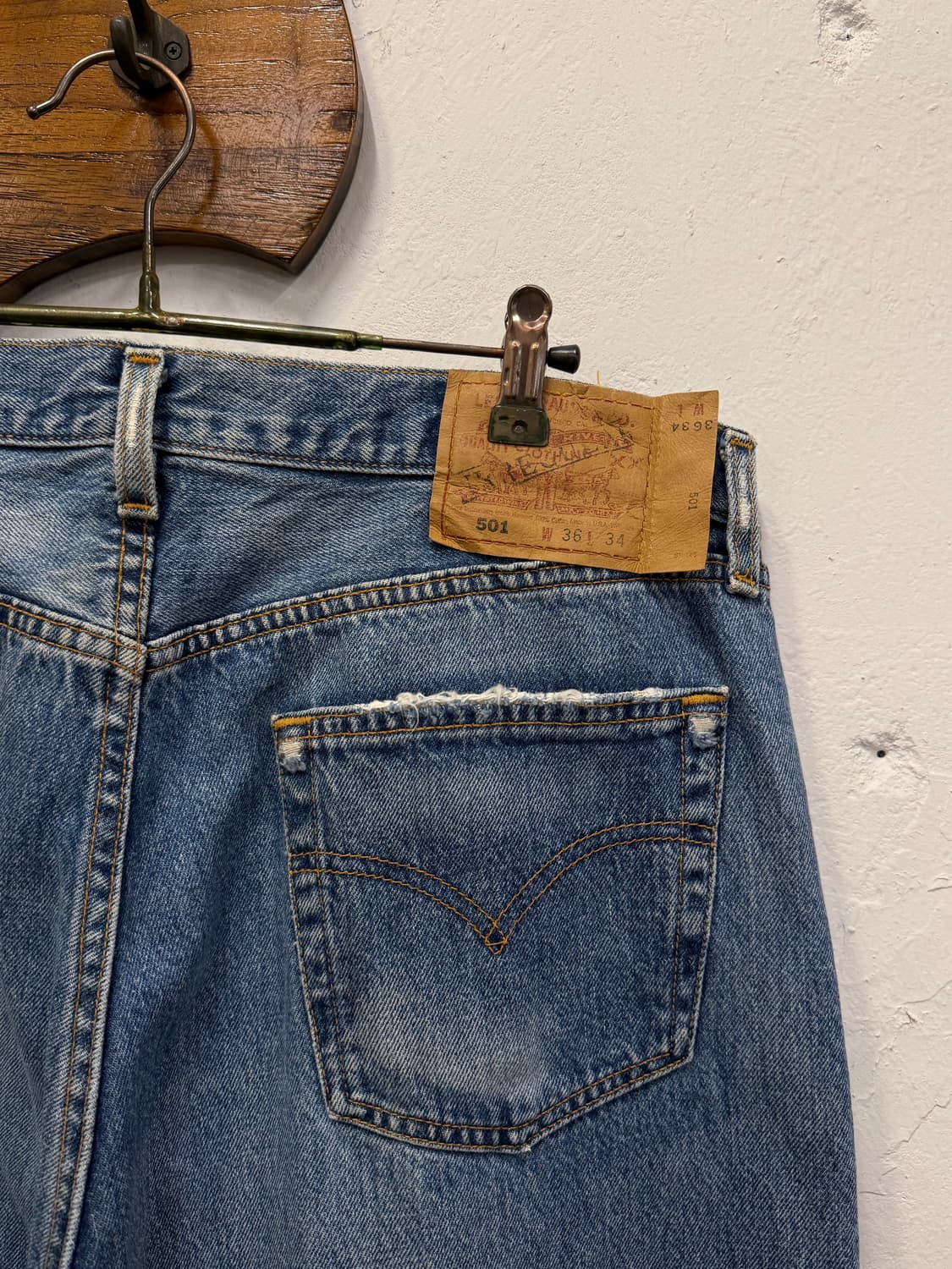 35inch) 90s USA Levi’s 리바이스 501 Jeans 상품이미지3