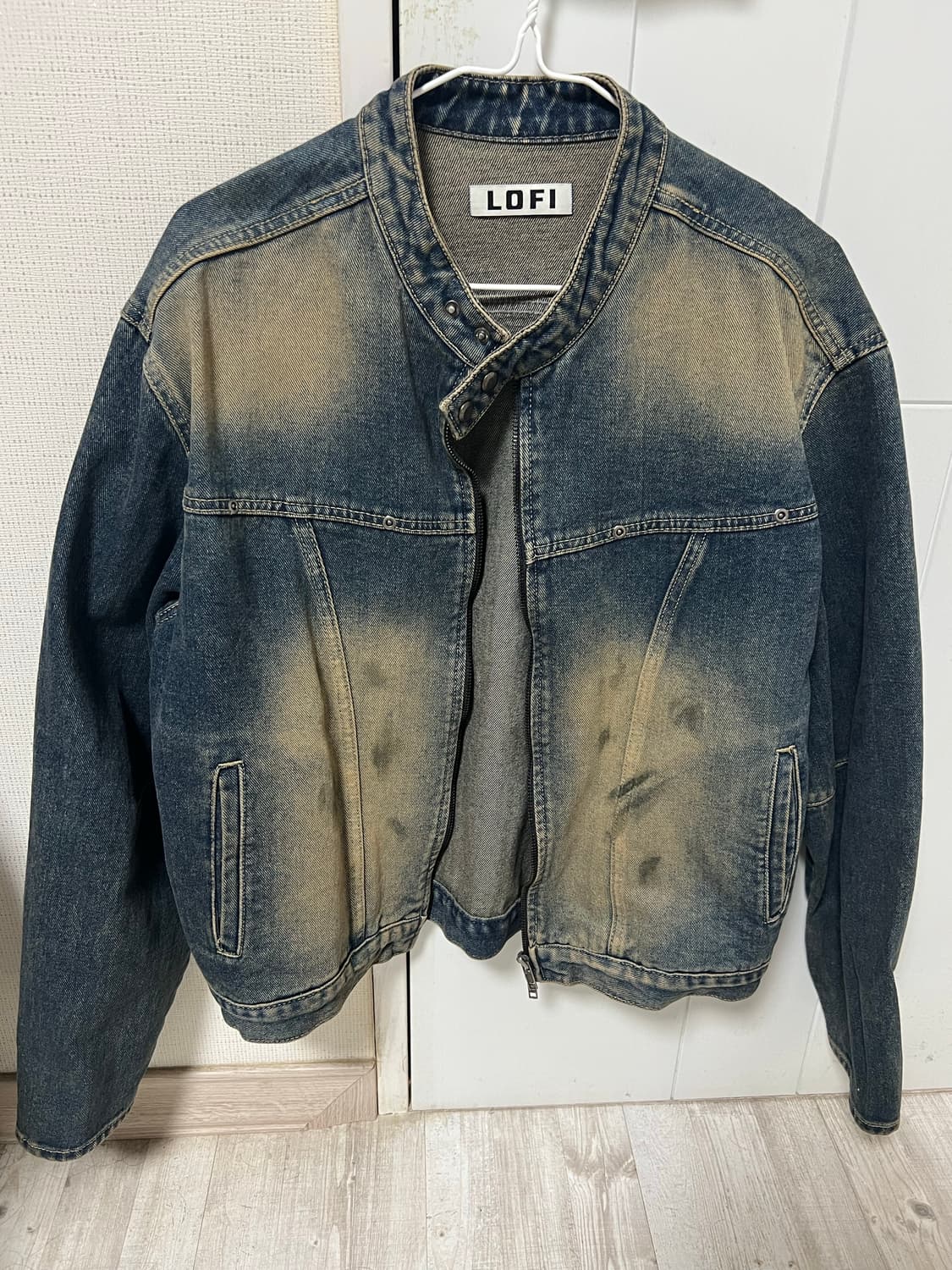 로파이 비셔스 데님 자켓(블루) 상품이미지2
