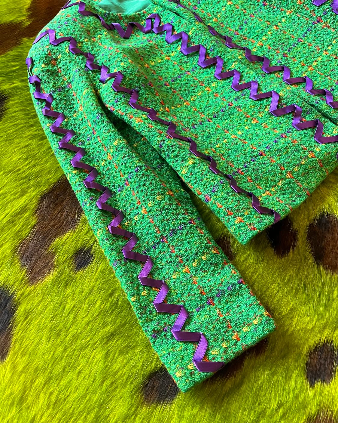 1980-90s HIROKO KOSHINO Old Tweed Jacket 상품이미지8