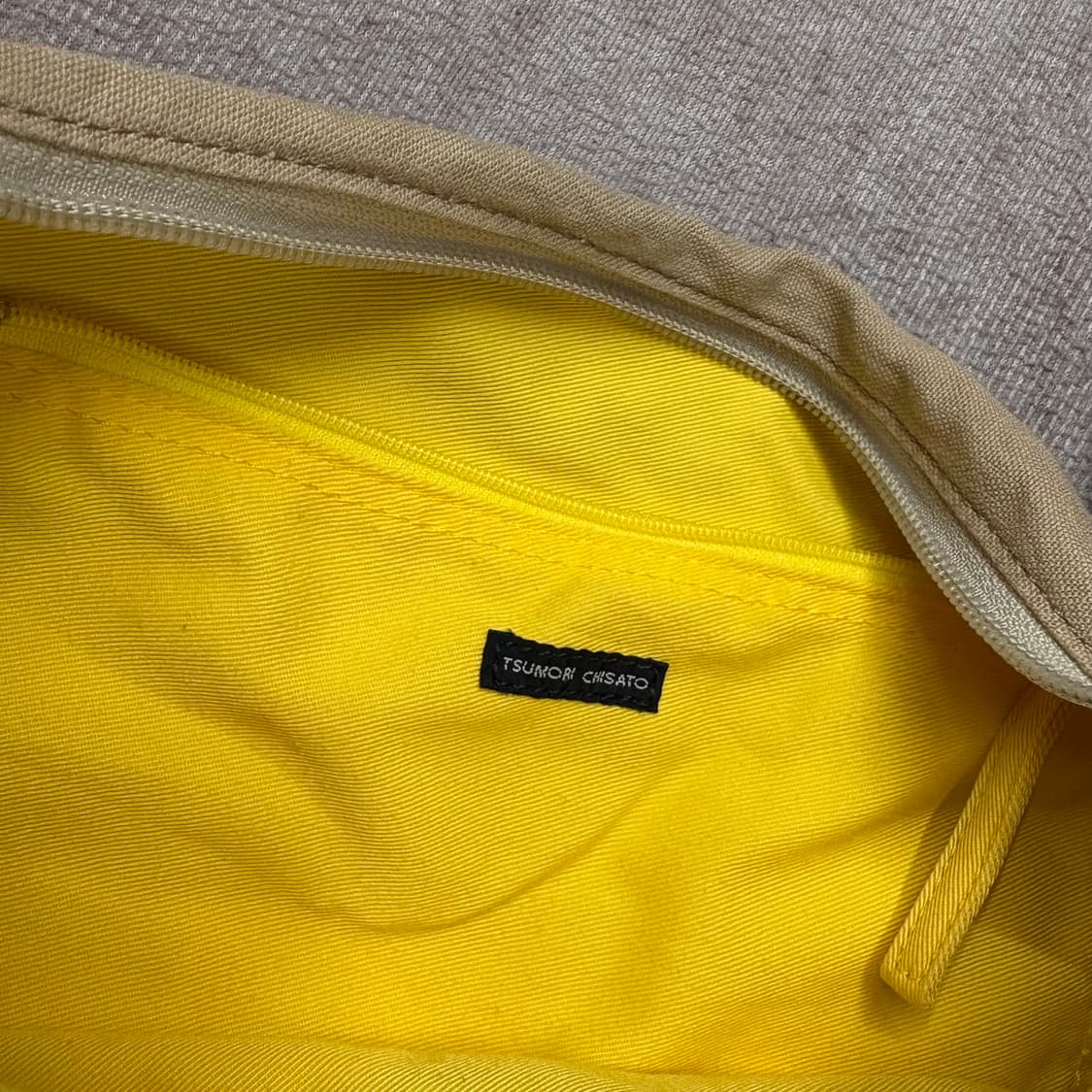 TSUMORI CHISATO 츠모리 치사토 코튼 베이지 크로스백  상품이미지10