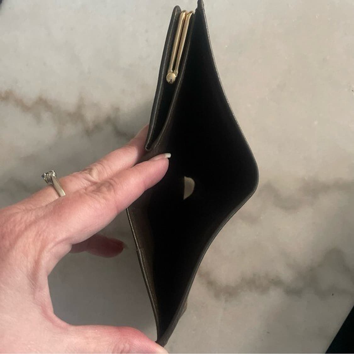 90s 버버리 노바체크 빈티지 반지갑 베이지 상품이미지3